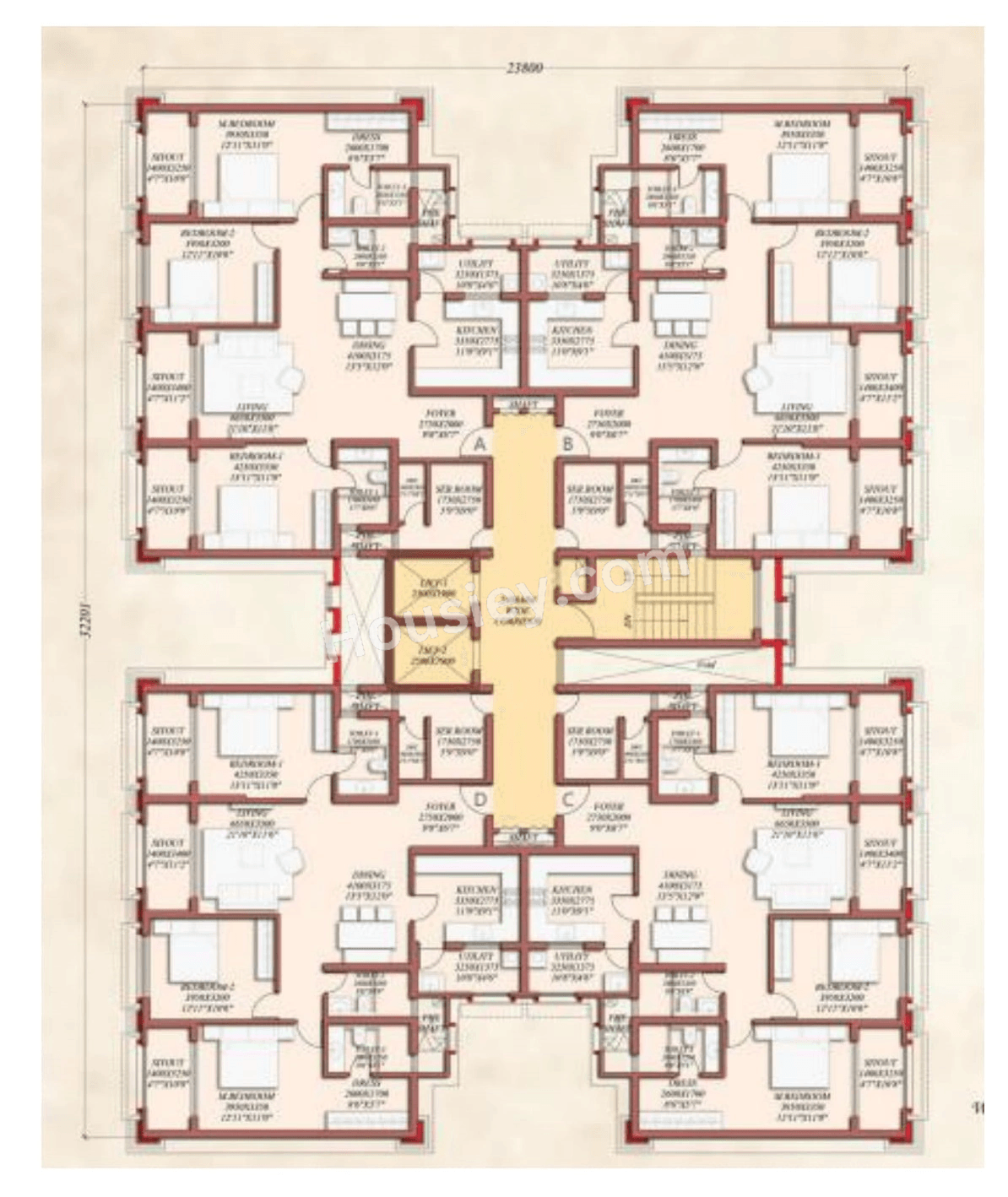 Godrej Athena Floor Plan