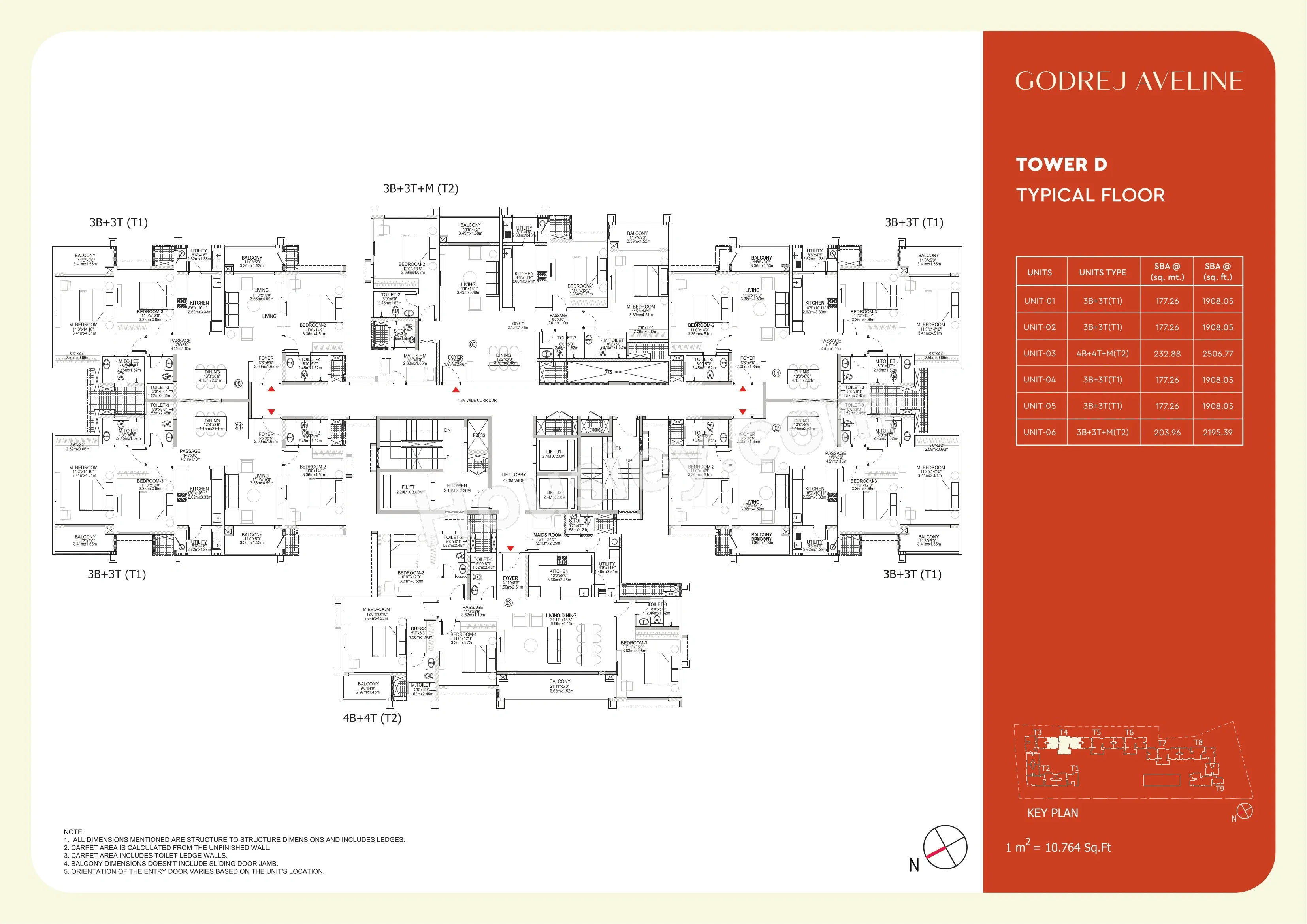 Godrej Aveline Floor plan 4