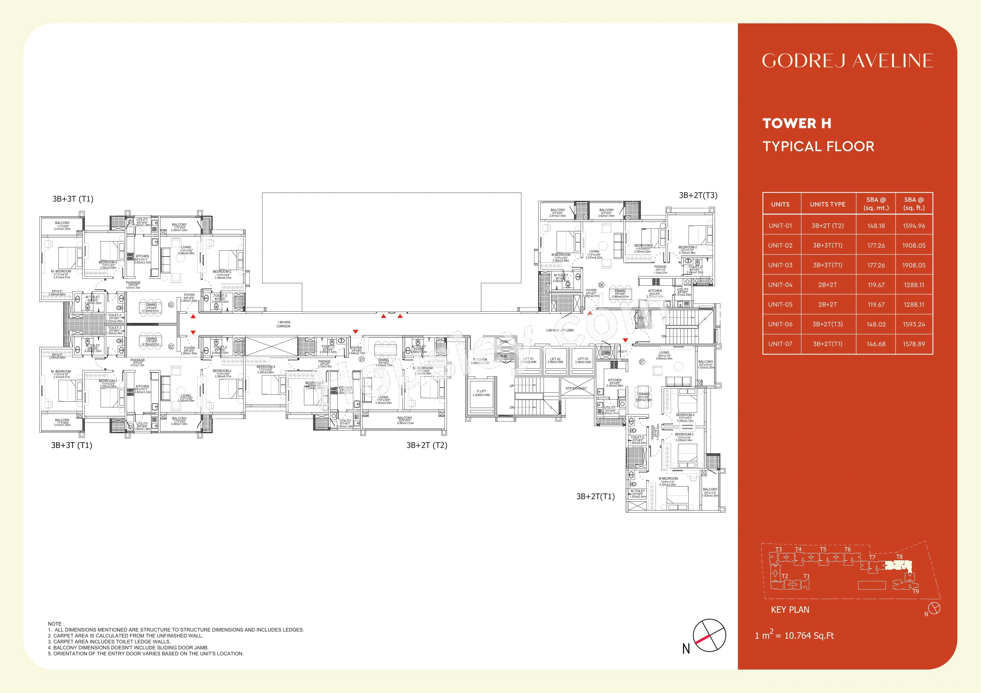 Godrej Aveline Floor plan 8