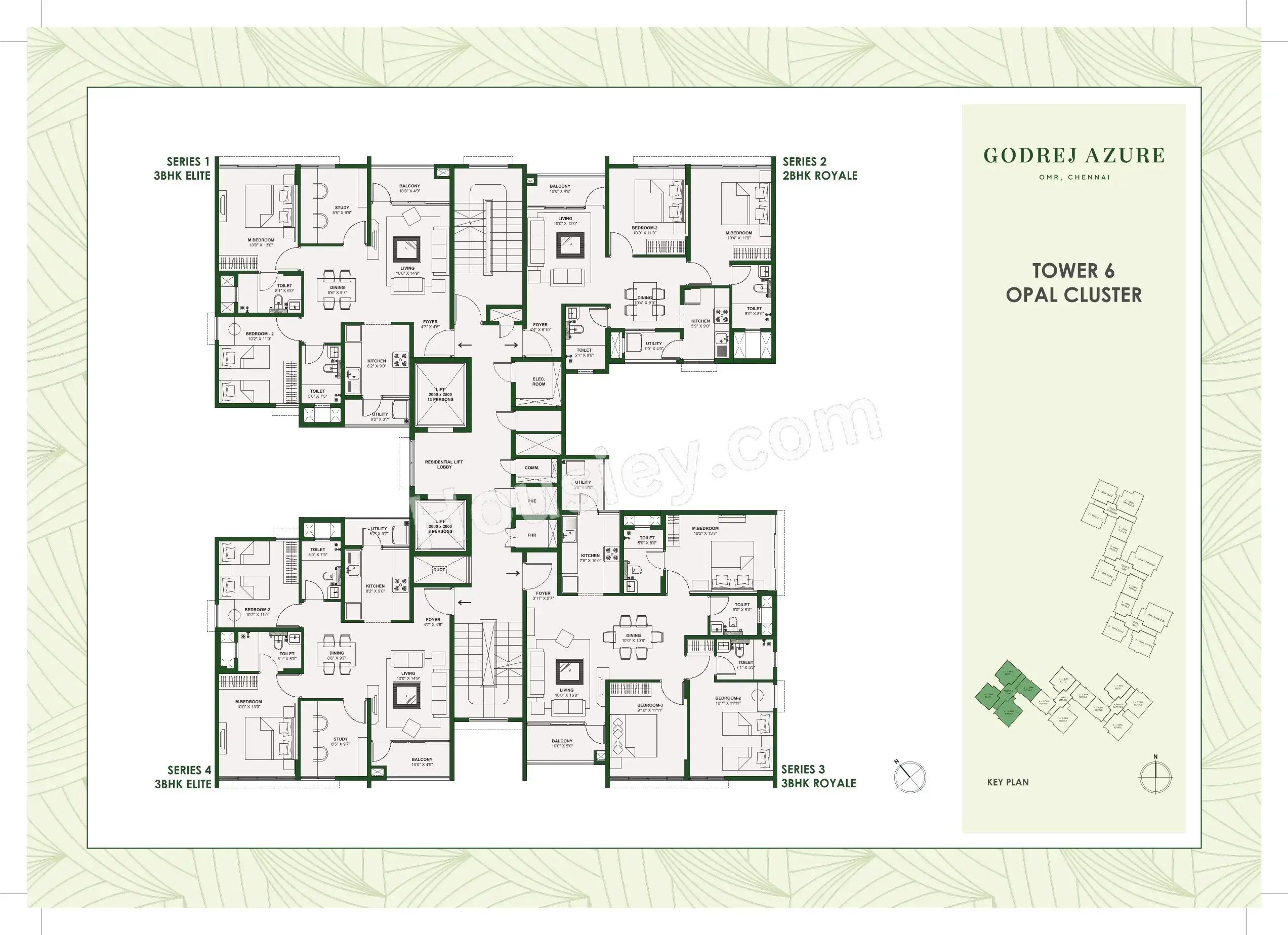 Godrej Azure Floor plan 1
