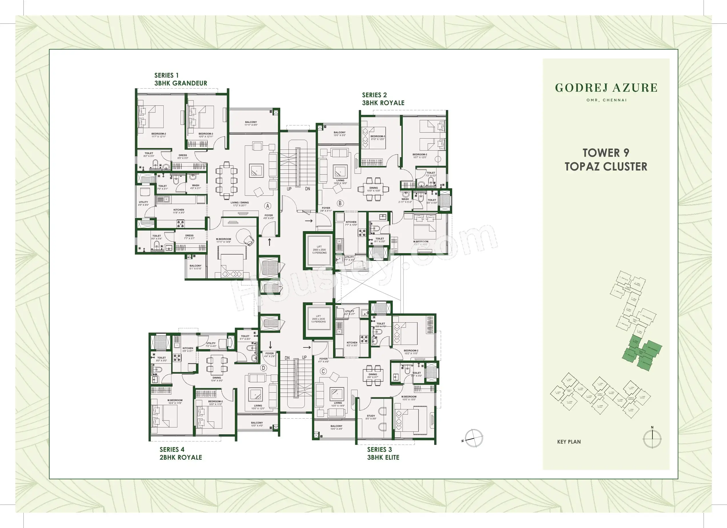 Godrej Azure Floor plan 4