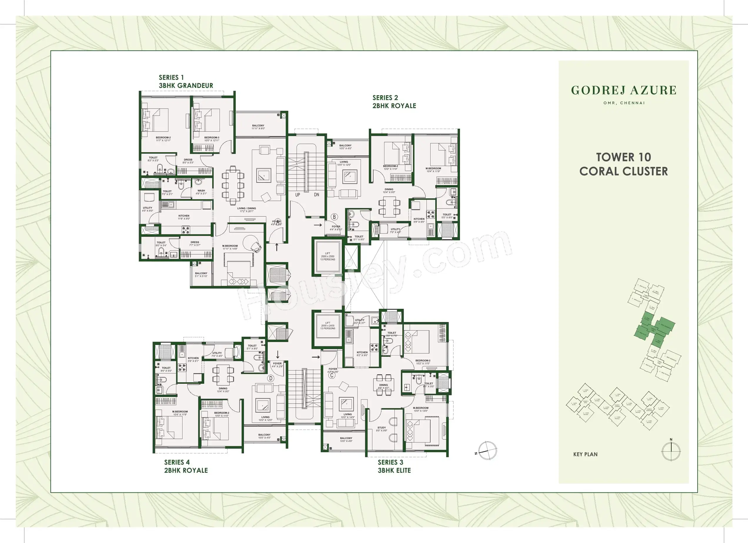 Godrej Azure Floor plan 5