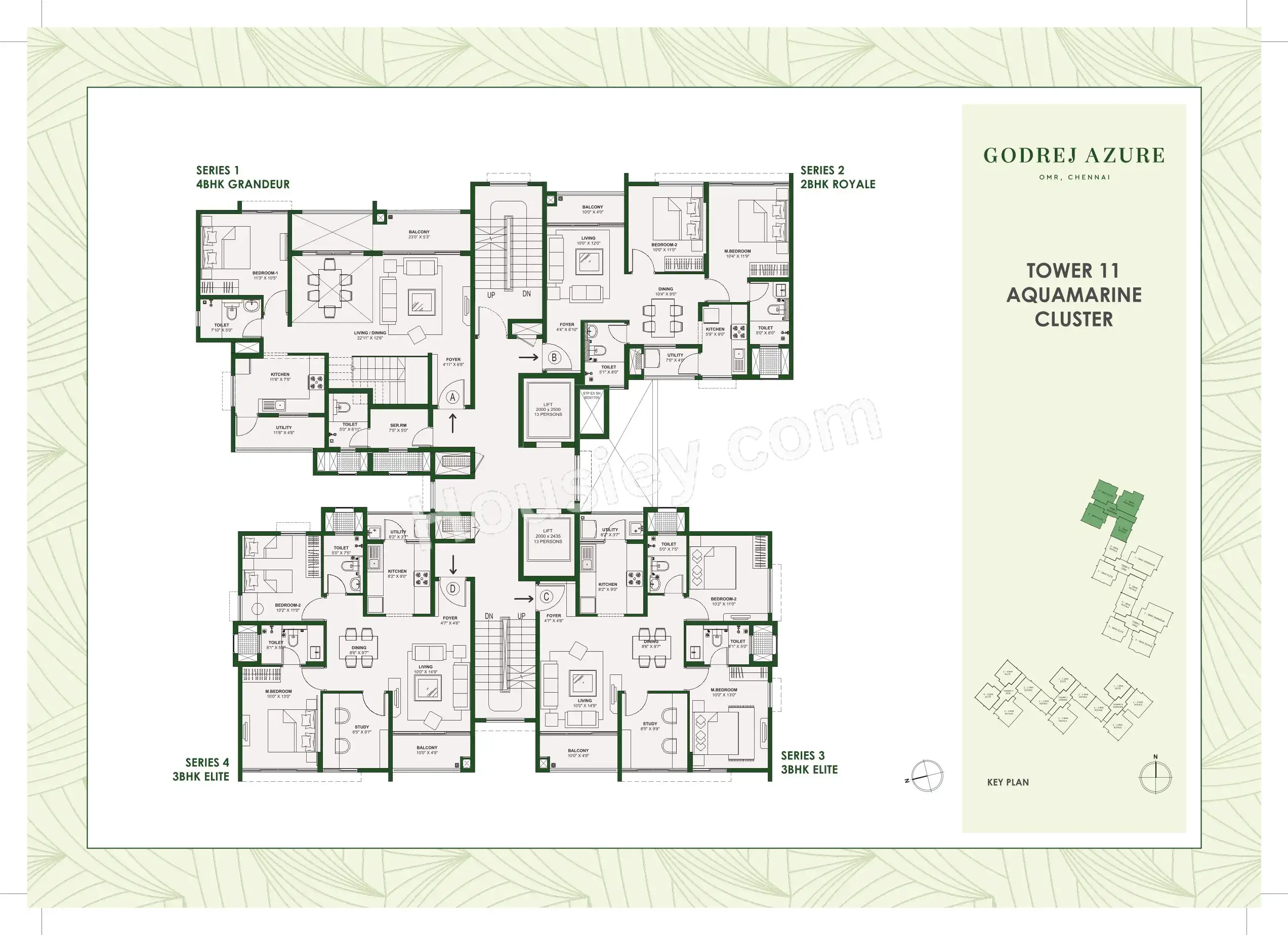 Godrej Azure Floor plan 6