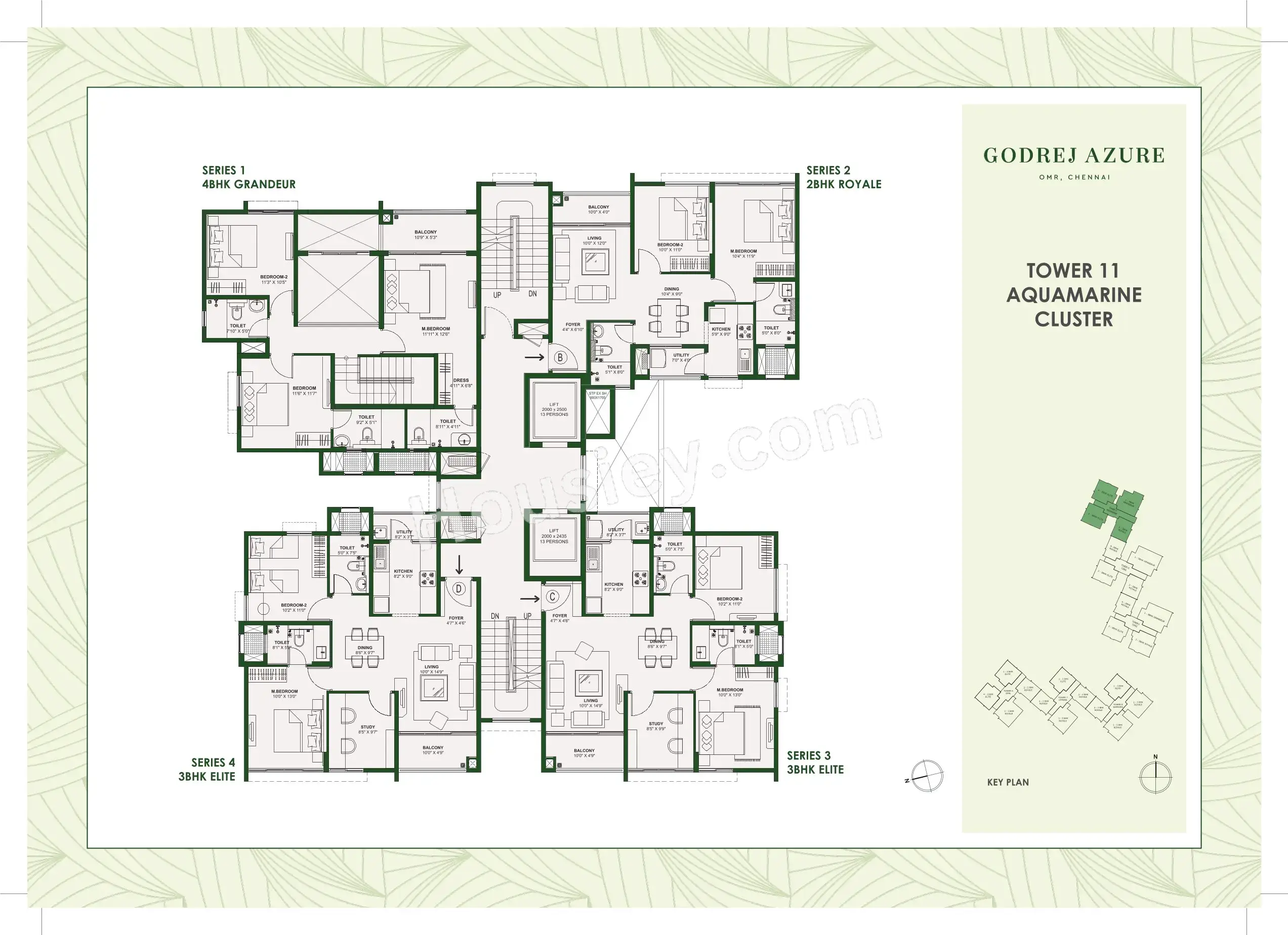 Godrej Azure Floor plan 7