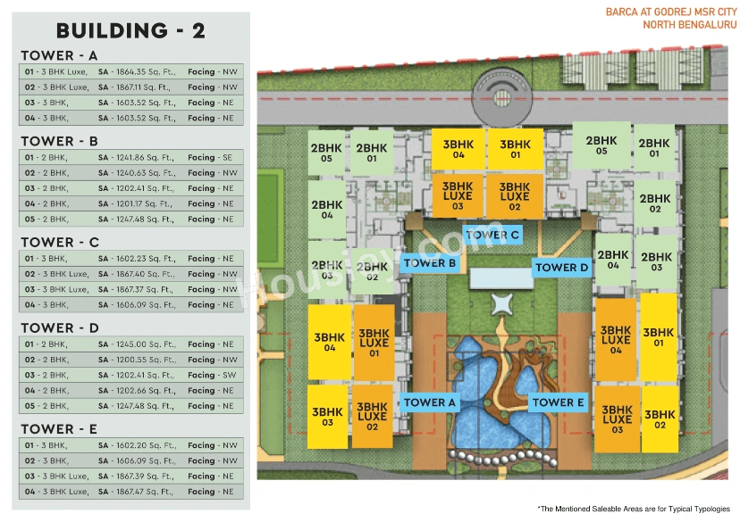 Godrej Barca MSR City Floor plan 2