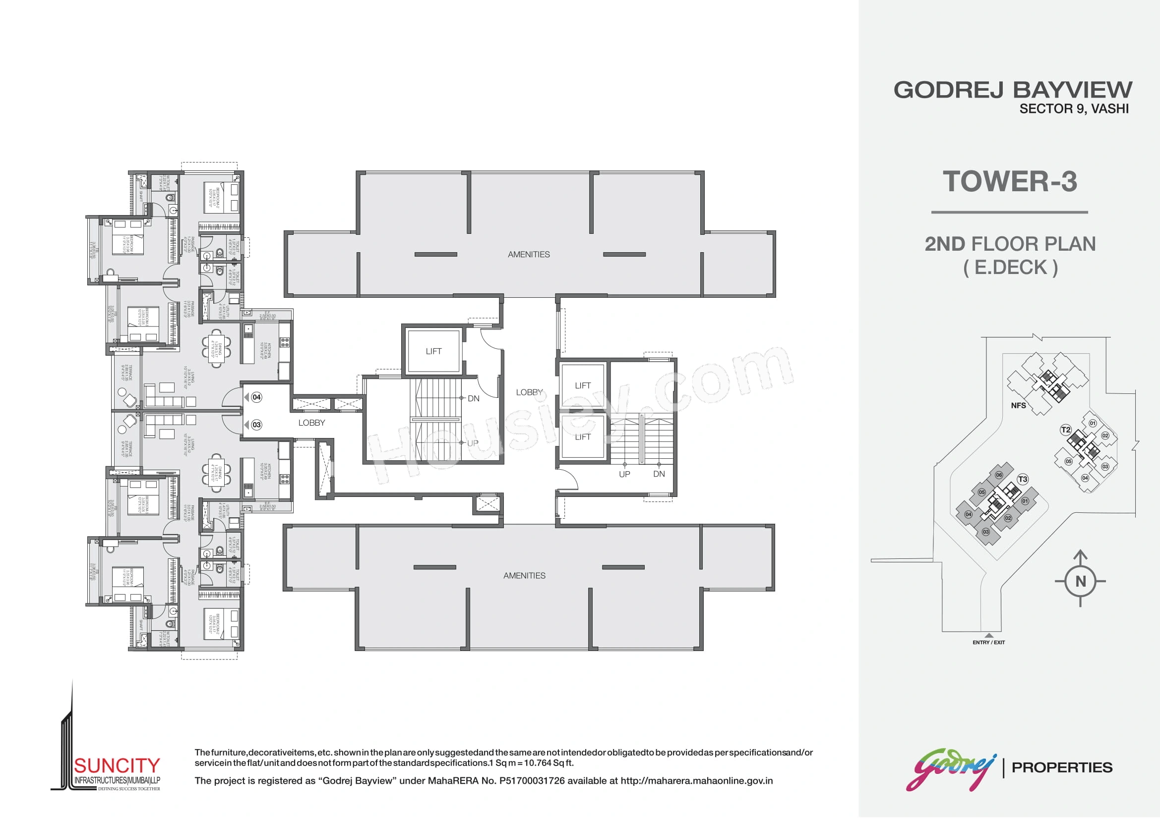 Godrej Bayview Floor plan 2