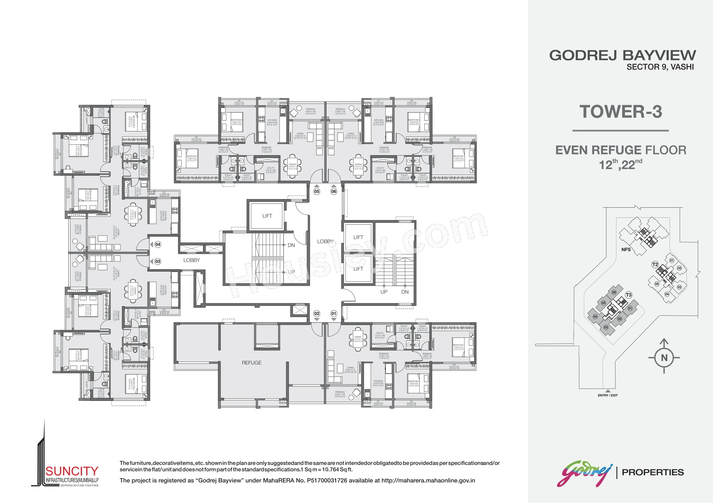 Godrej Bayview Floor plan 4