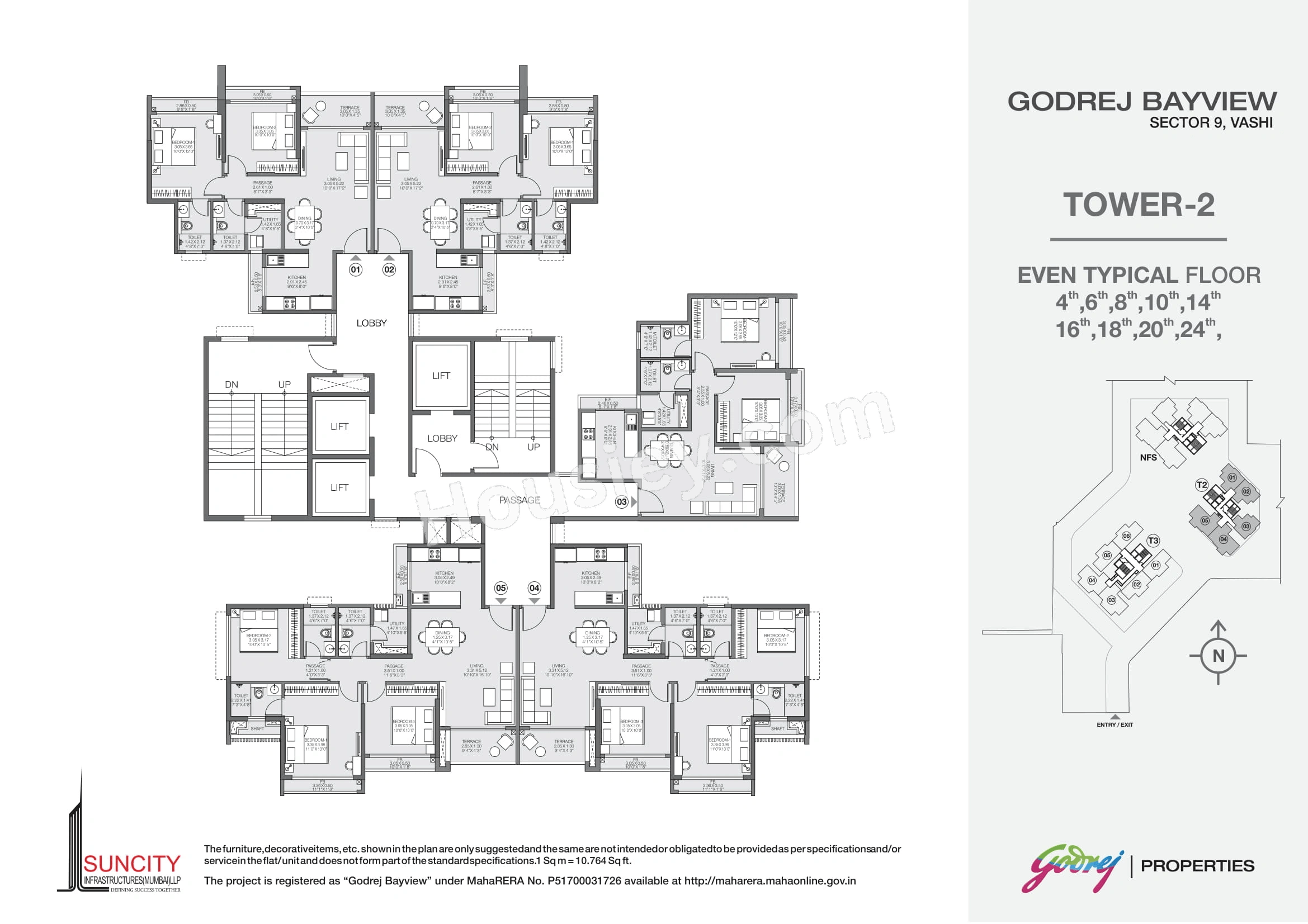 Godrej Bayview Floor plan 5