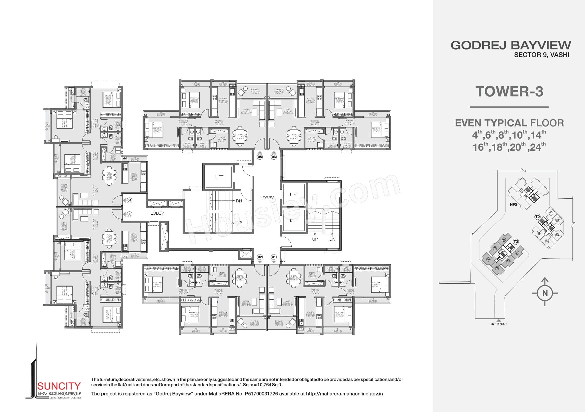 Godrej Bayview Floor plan 6