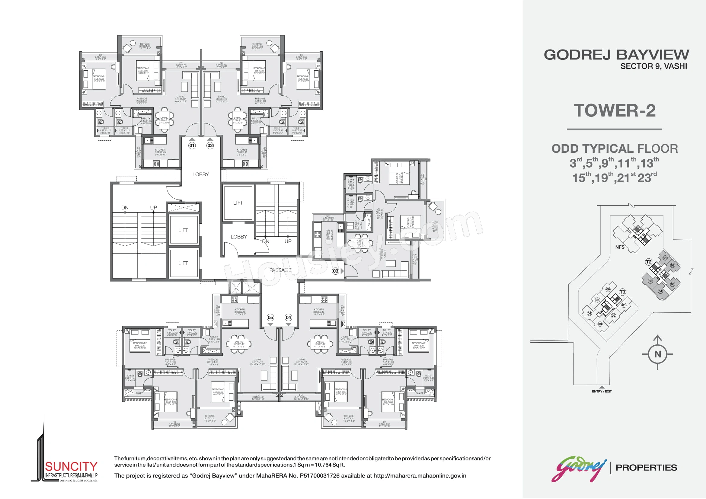 Godrej Bayview Floor plan 13