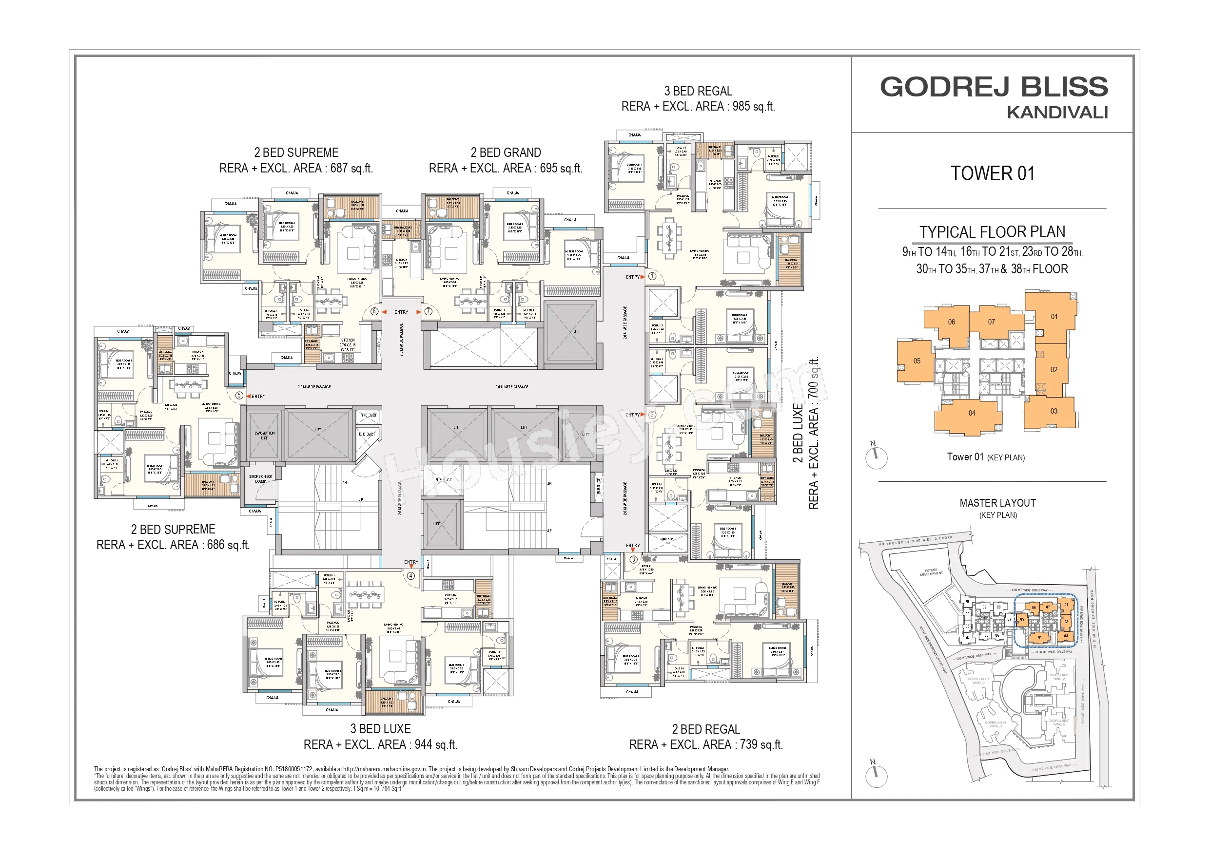 Godrej Bliss Floor plan 1