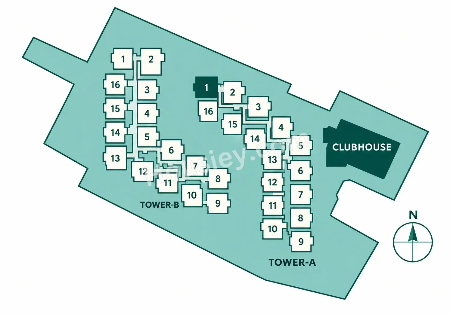 Godrej Brooklyn Avenue Floor plan 2