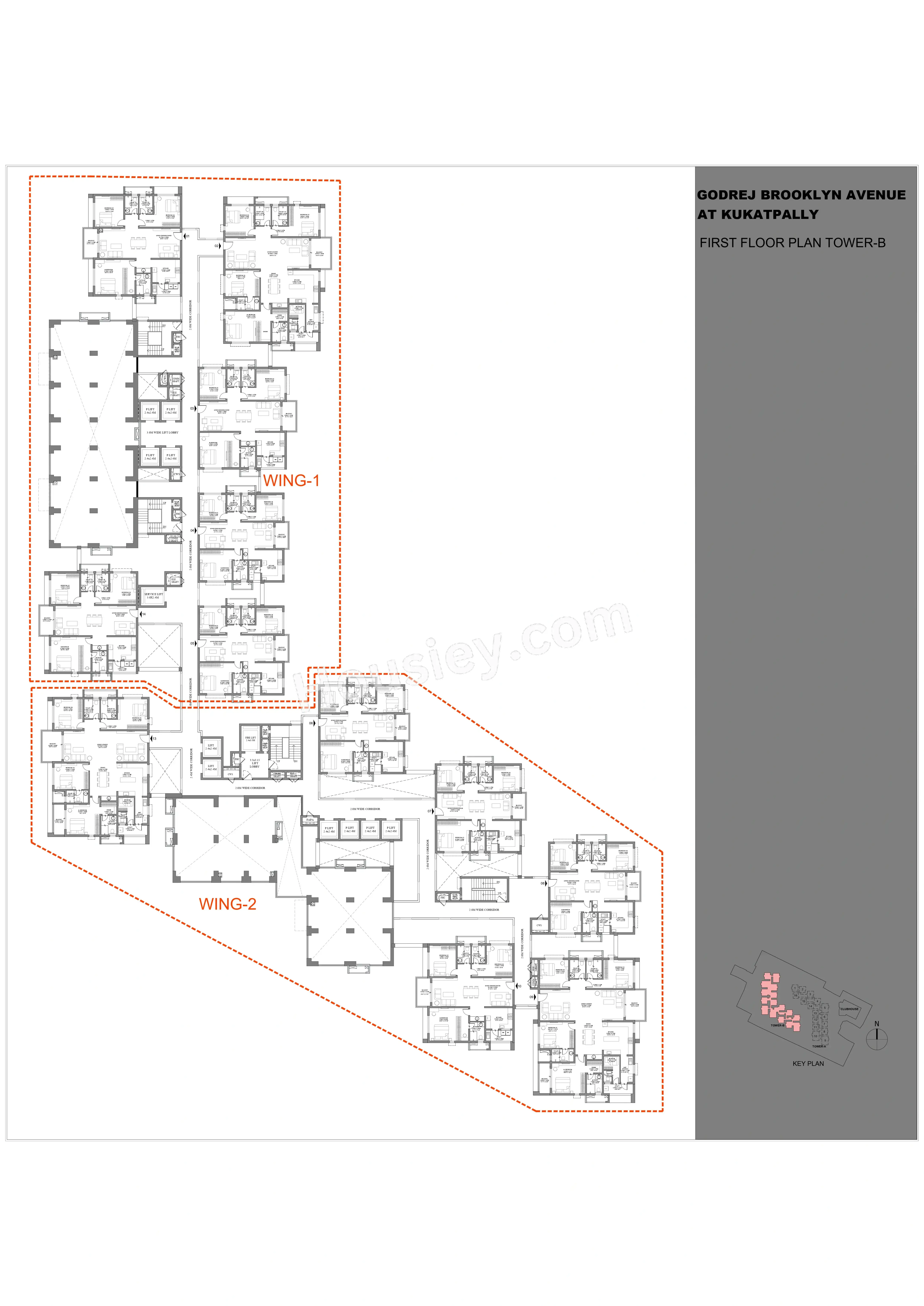 Godrej Brooklyn Avenue Floor plan 2