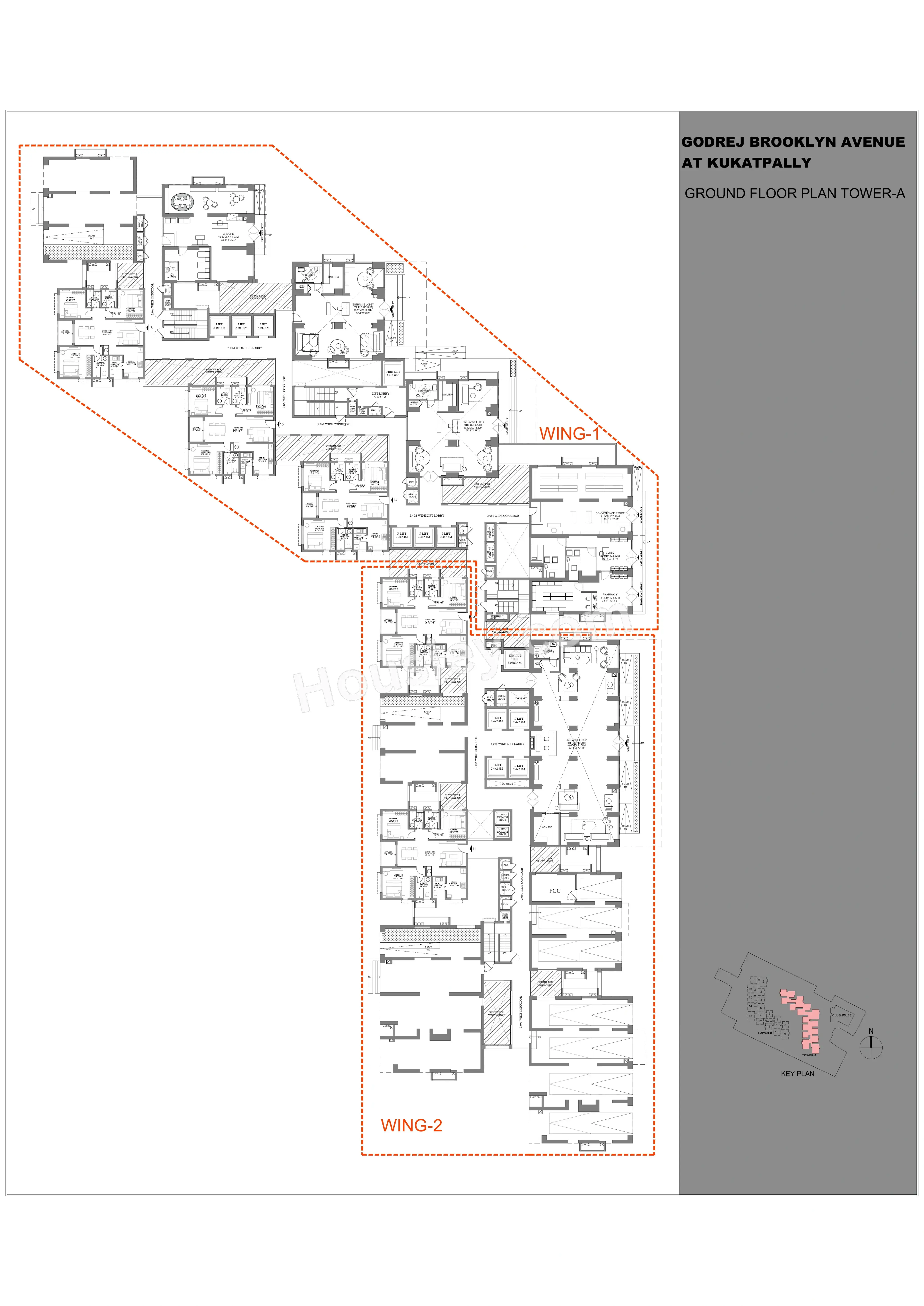 Godrej Brooklyn Avenue Floor plan 3