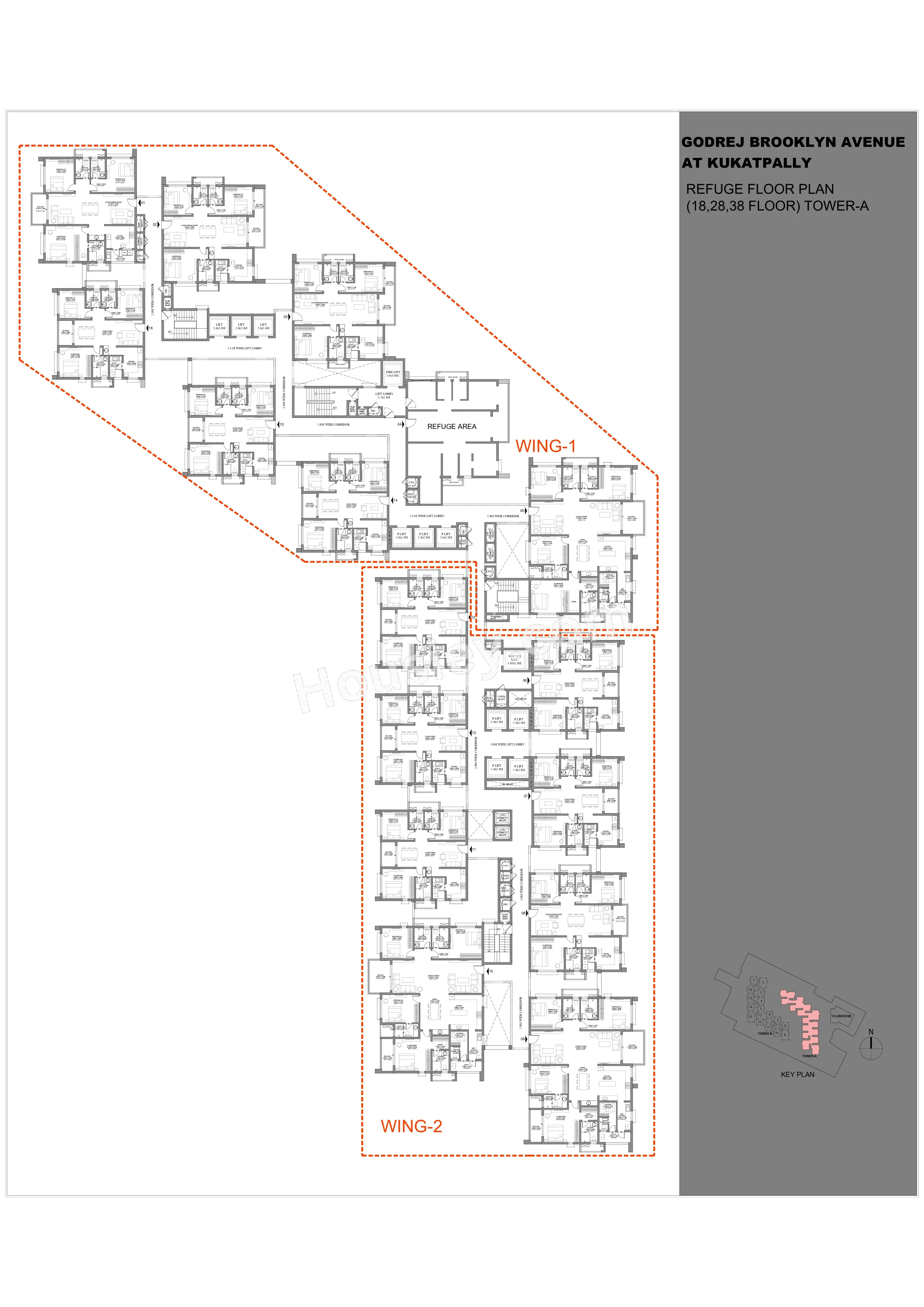 Godrej Brooklyn Avenue Floor plan 5