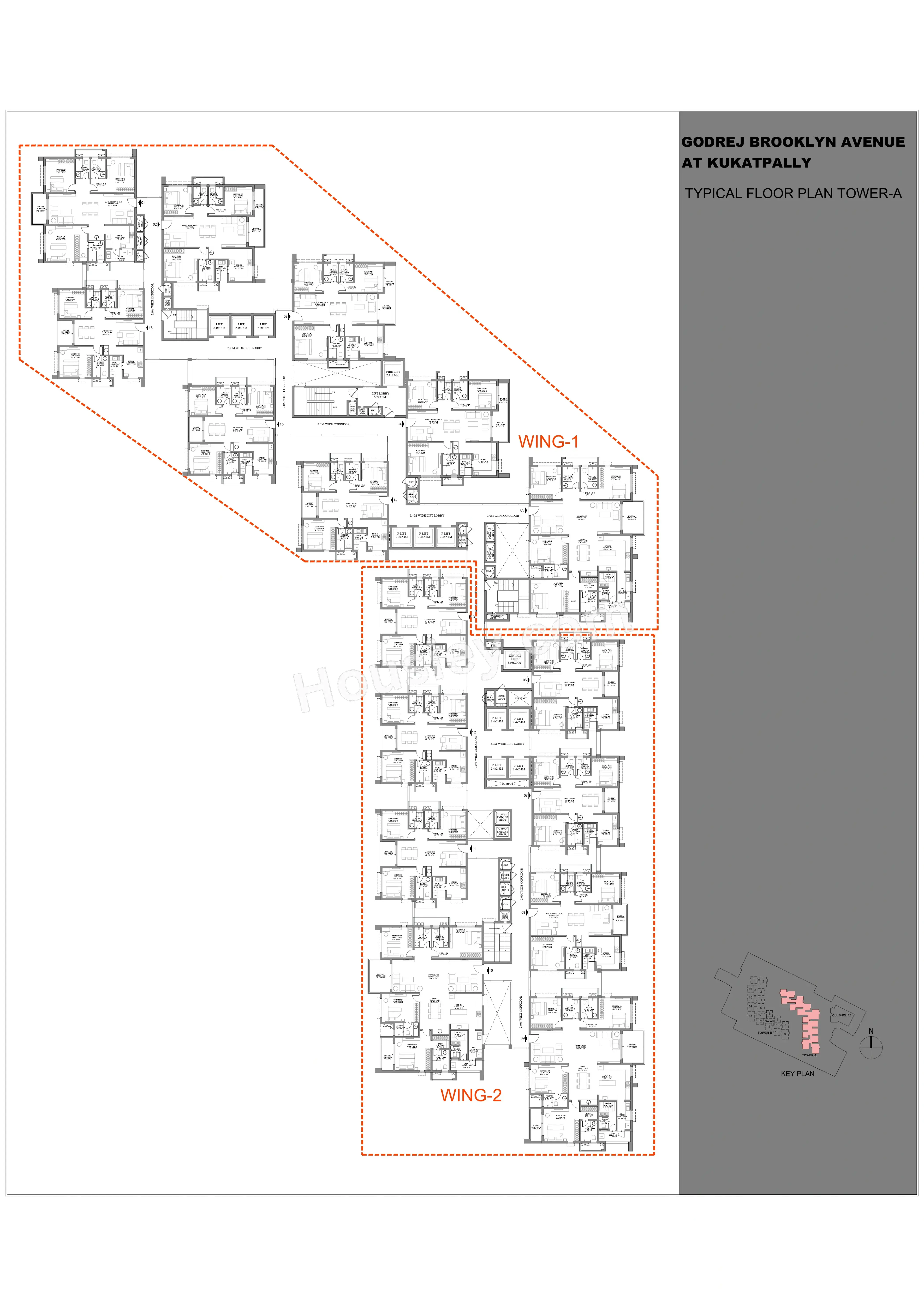 Godrej Brooklyn Avenue Floor plan 9