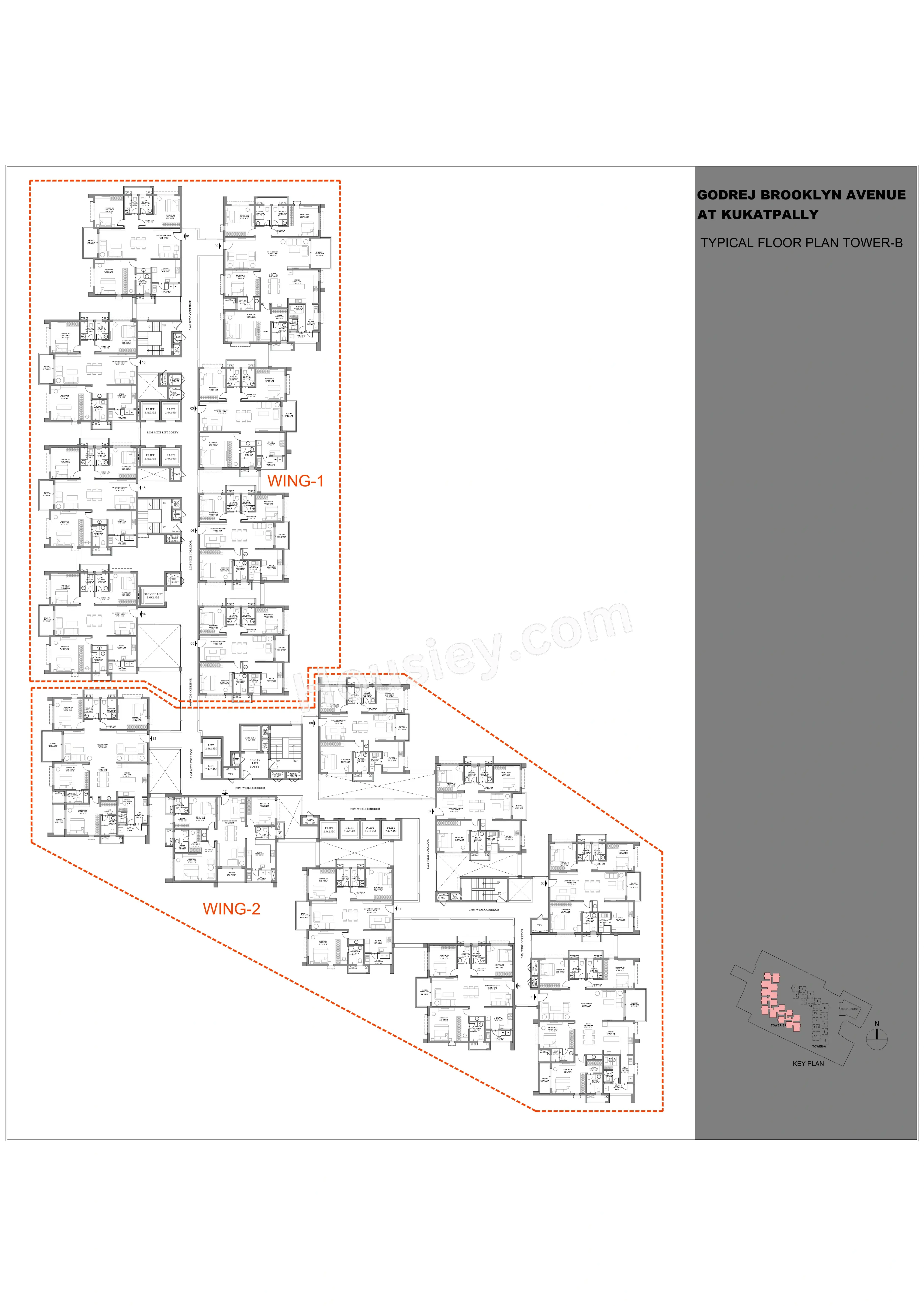 Godrej Brooklyn Avenue Floor plan 10