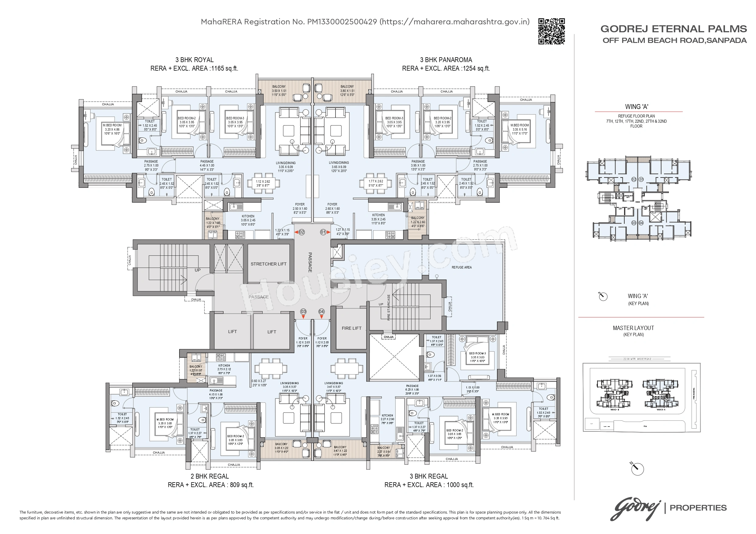 Godrej Eternal Palms Floor plan 1