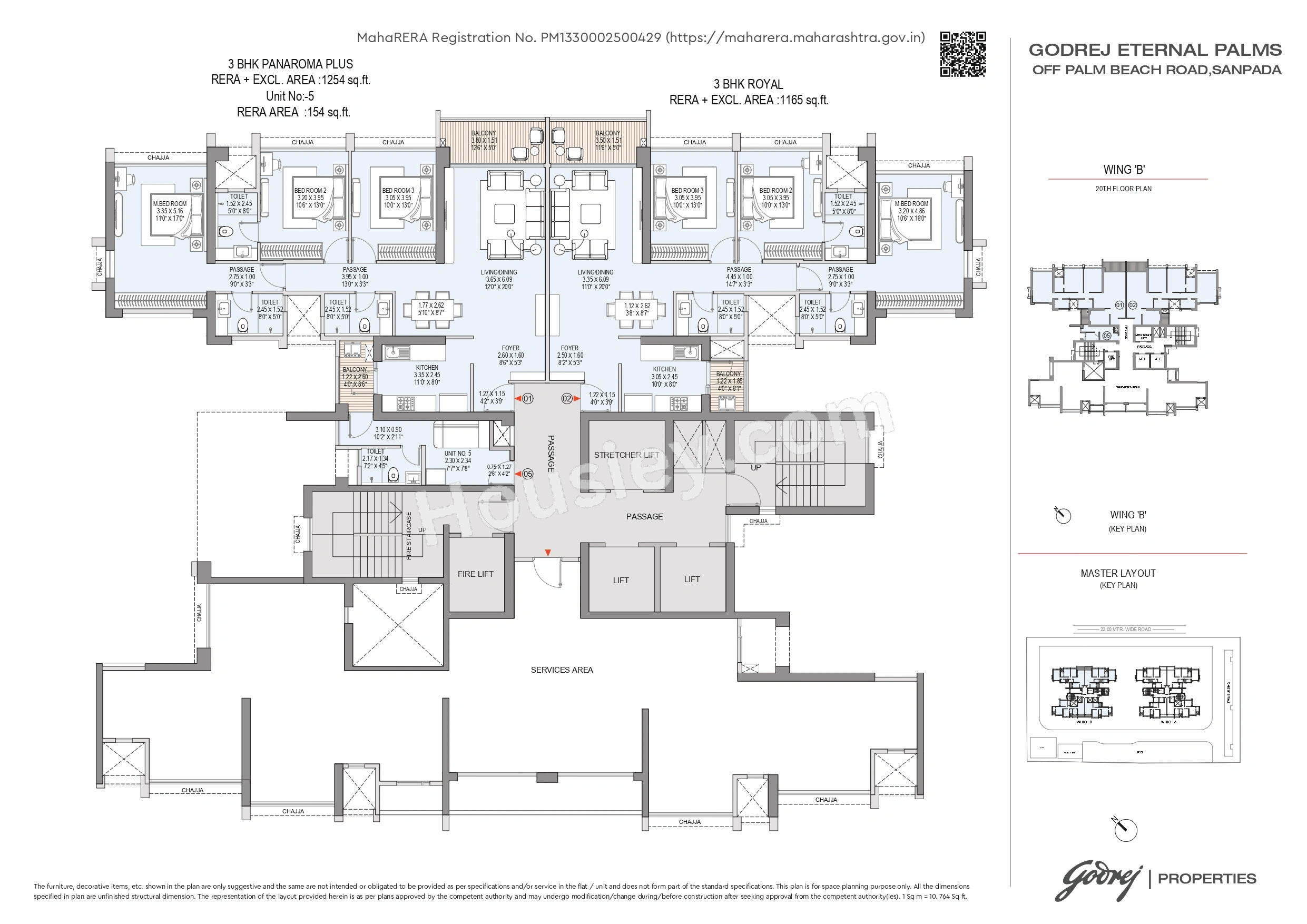 Godrej Eternal Palms Floor plan 3