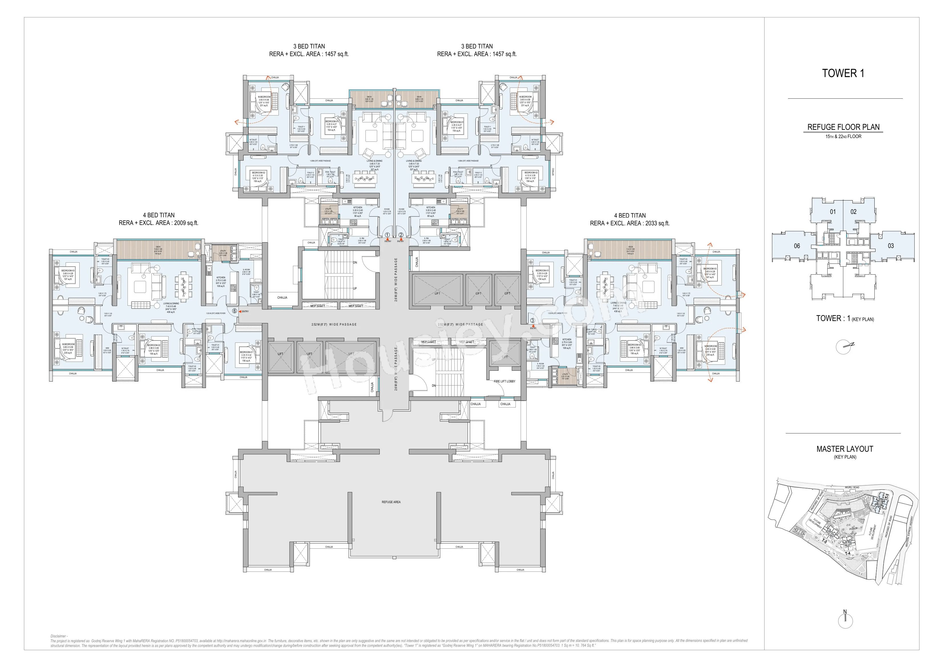 Godrej Reserve Floor plan 1