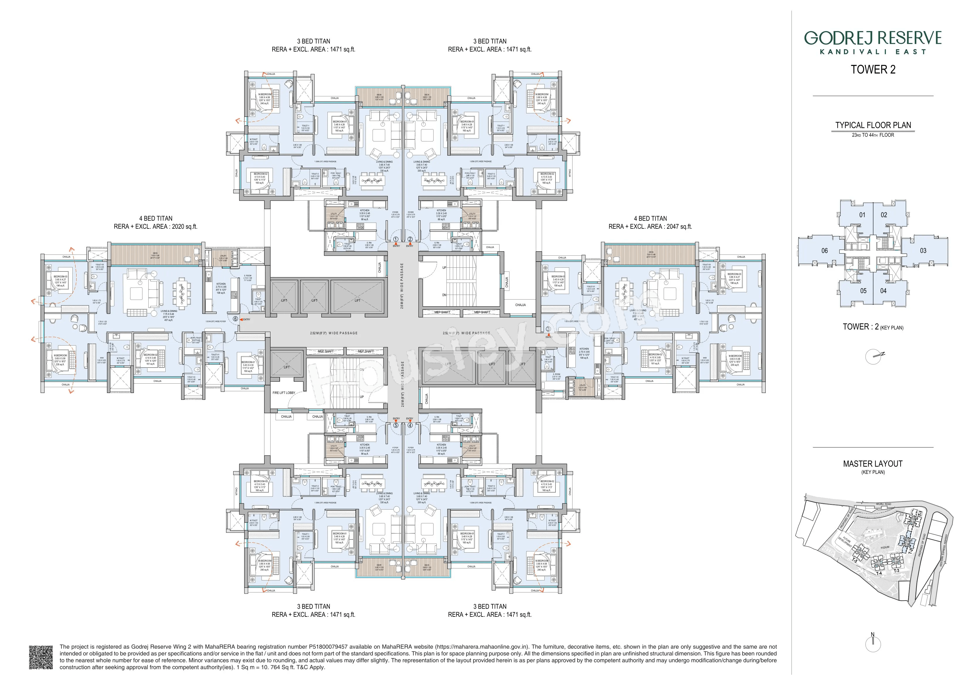 Godrej Reserve Floor plan 4