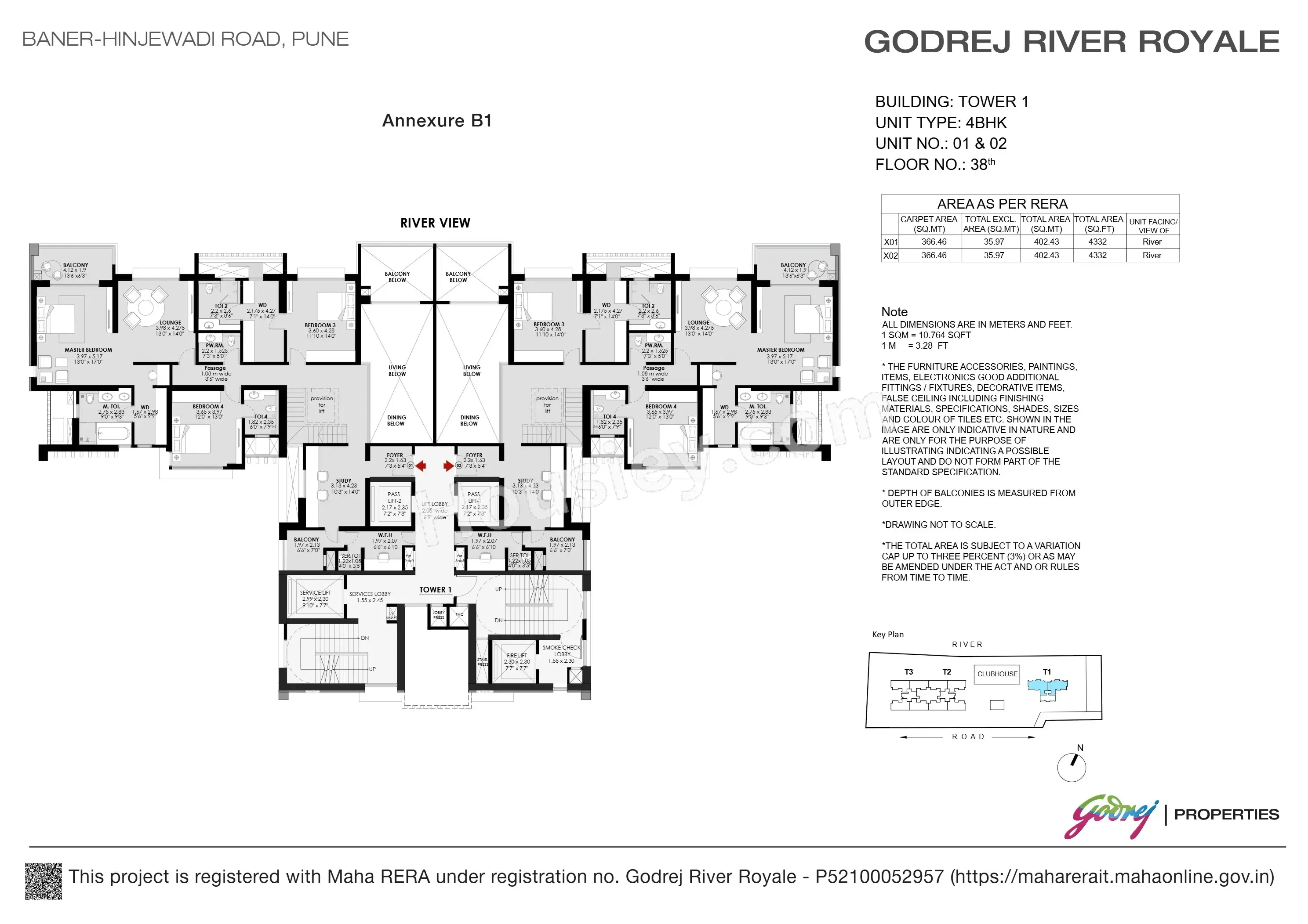 Godrej River Royale Floor plan 5