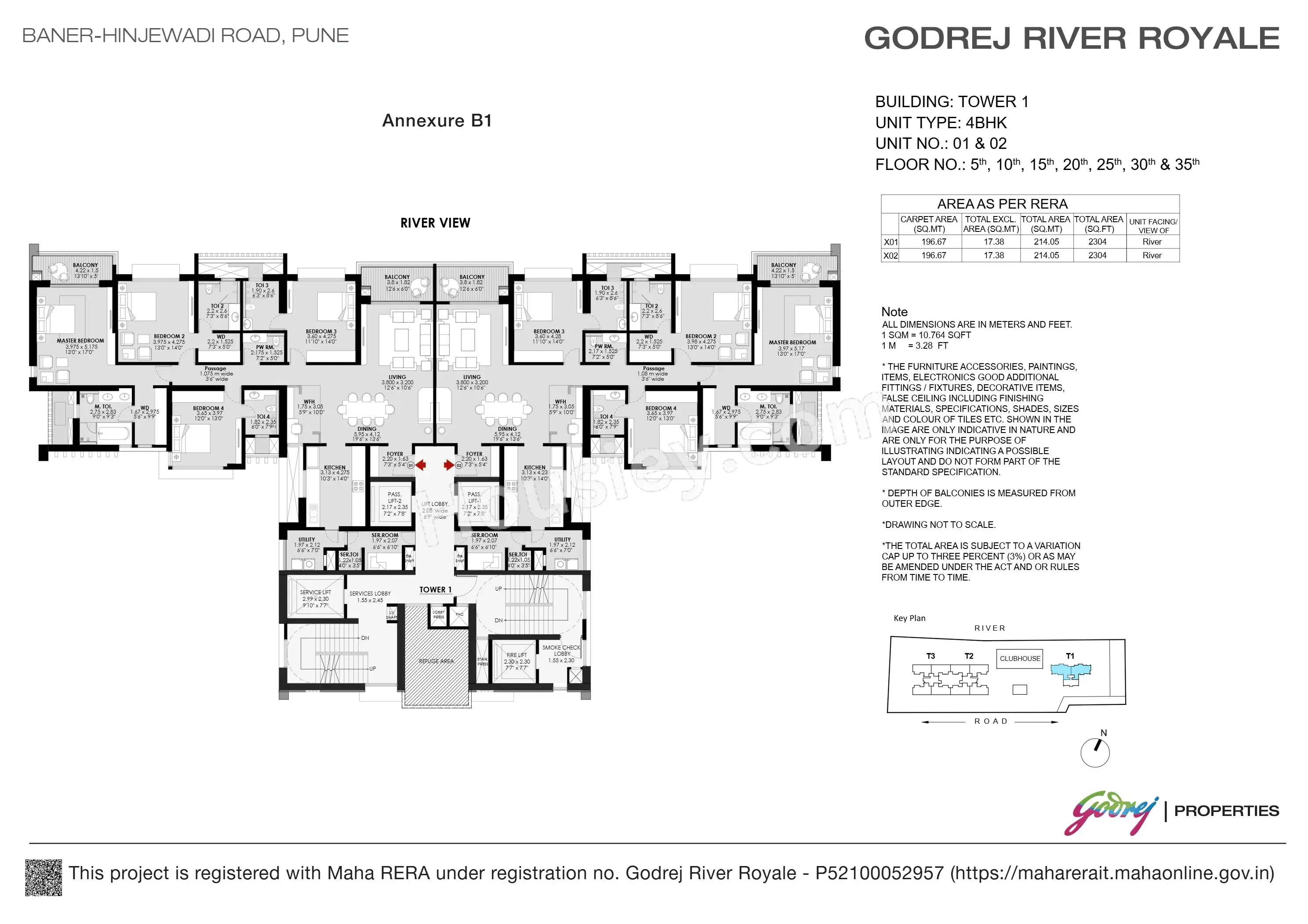 Godrej River Royale Floor plan 7