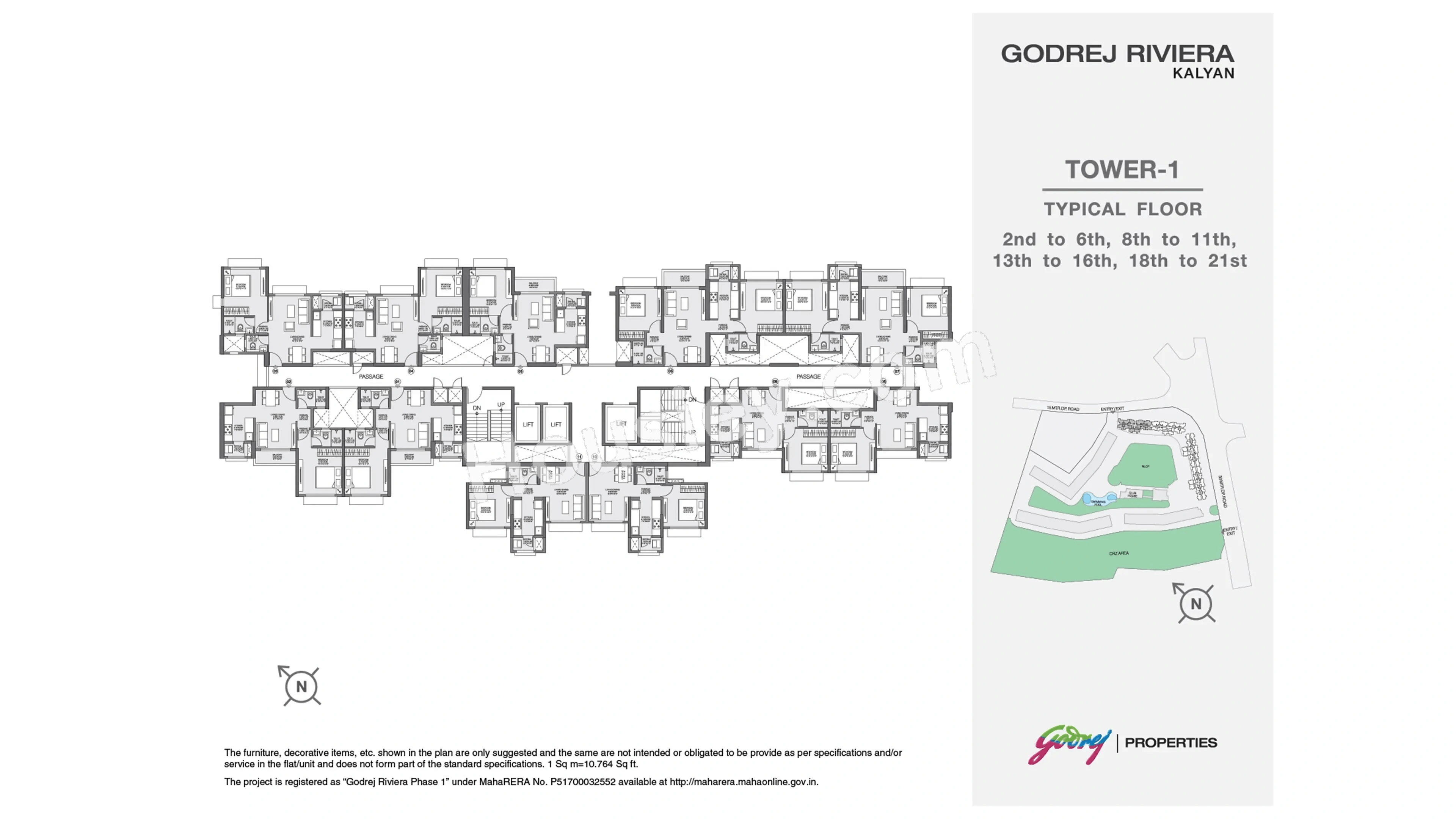 Godrej Riviera Floor plan 3