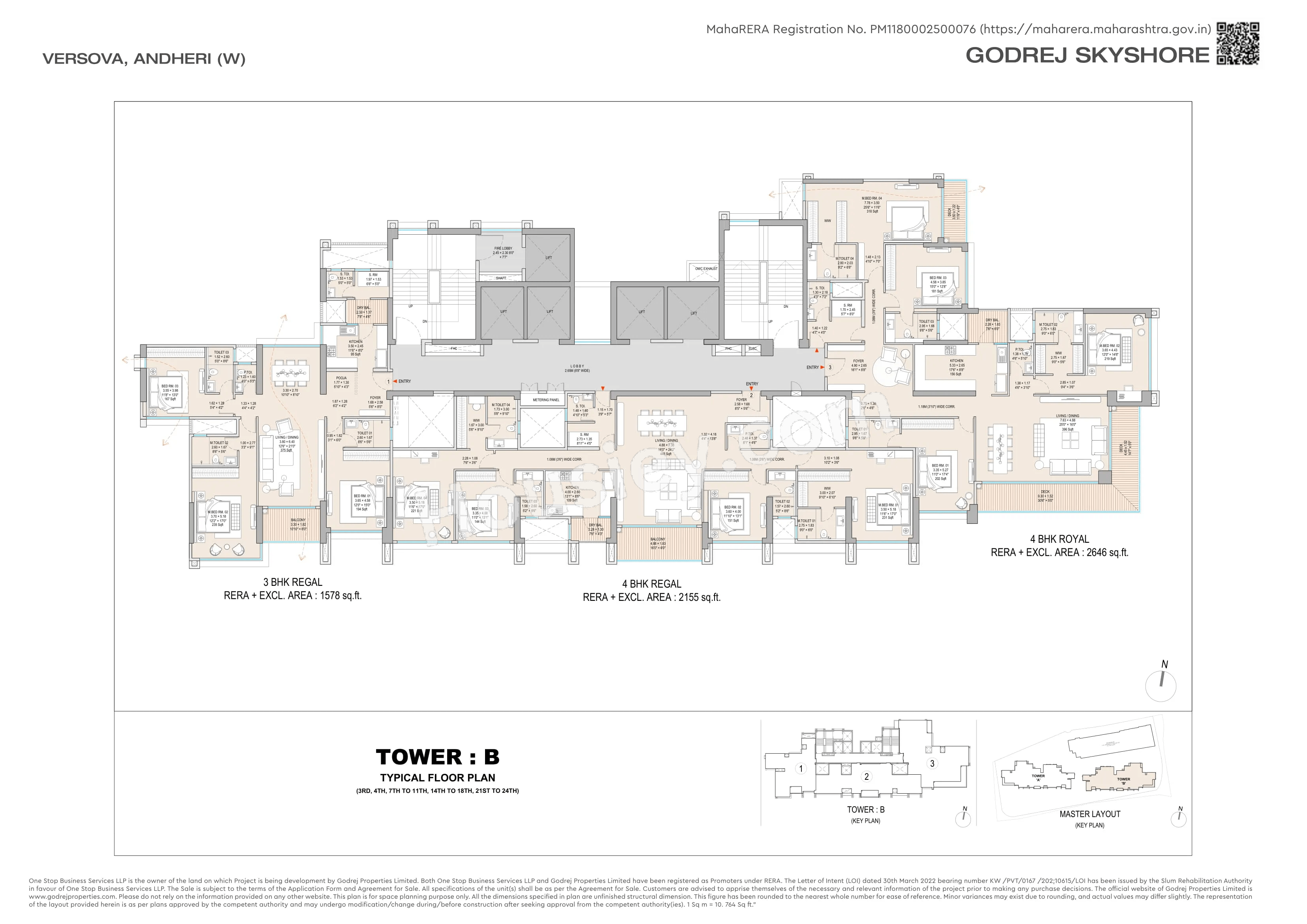 Godrej Skyshore Floor plan 1