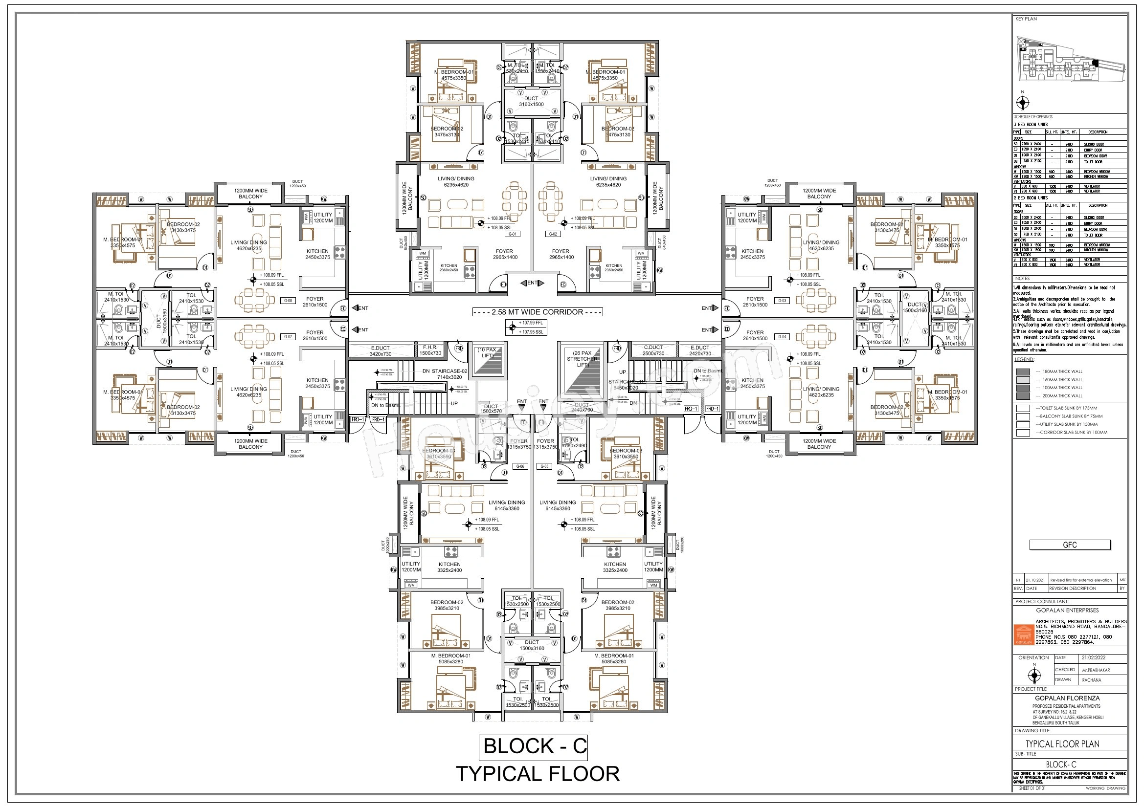 Gopalan Florenza Floor Plan