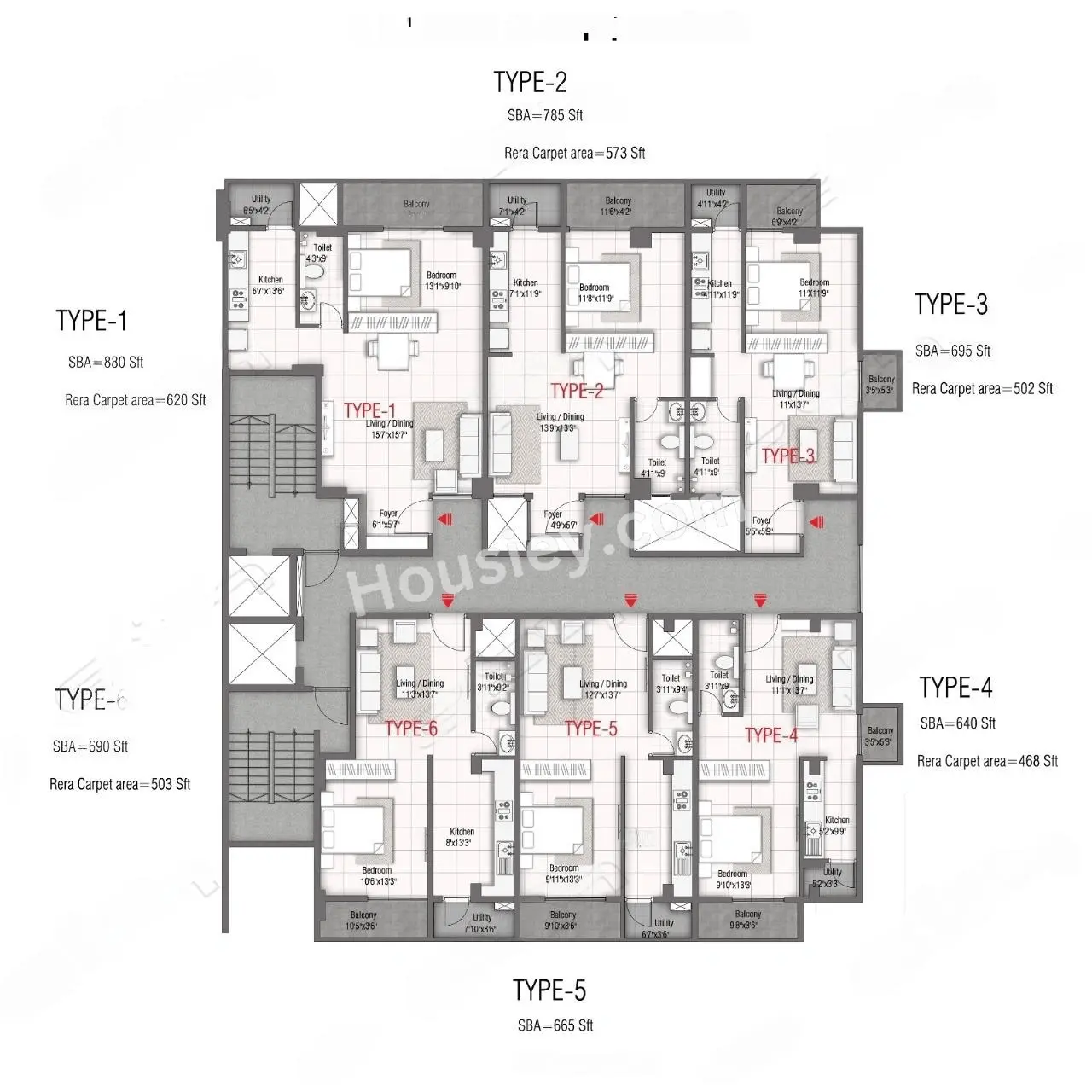GR Samskruthi Floor Plan