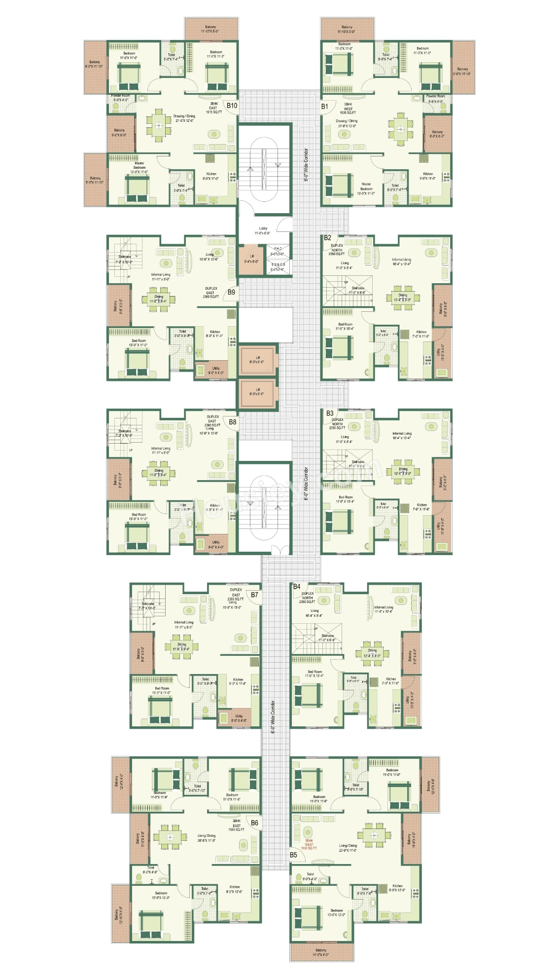 Greennesto Primus Floor Plan