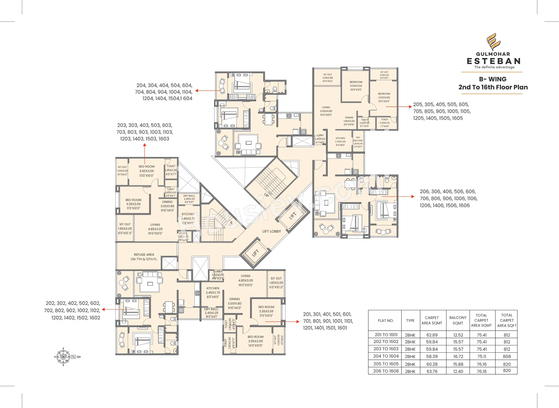Gulmohar Esteban Floor plan 2