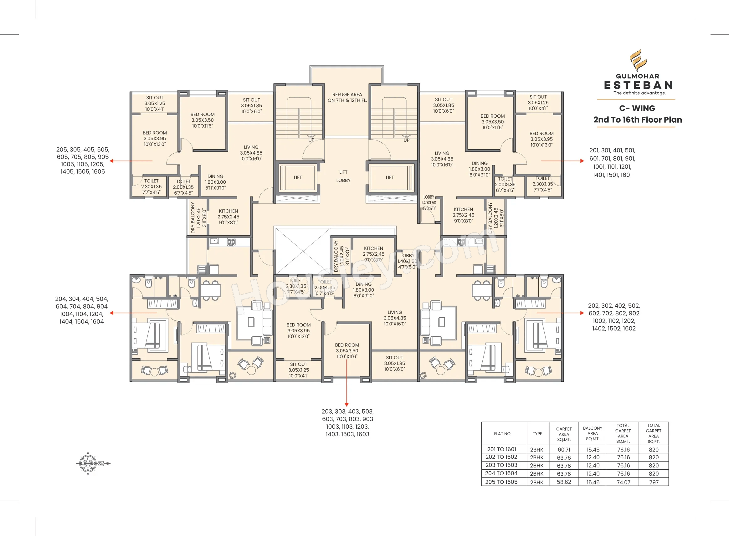 Gulmohar Esteban Floor plan 3