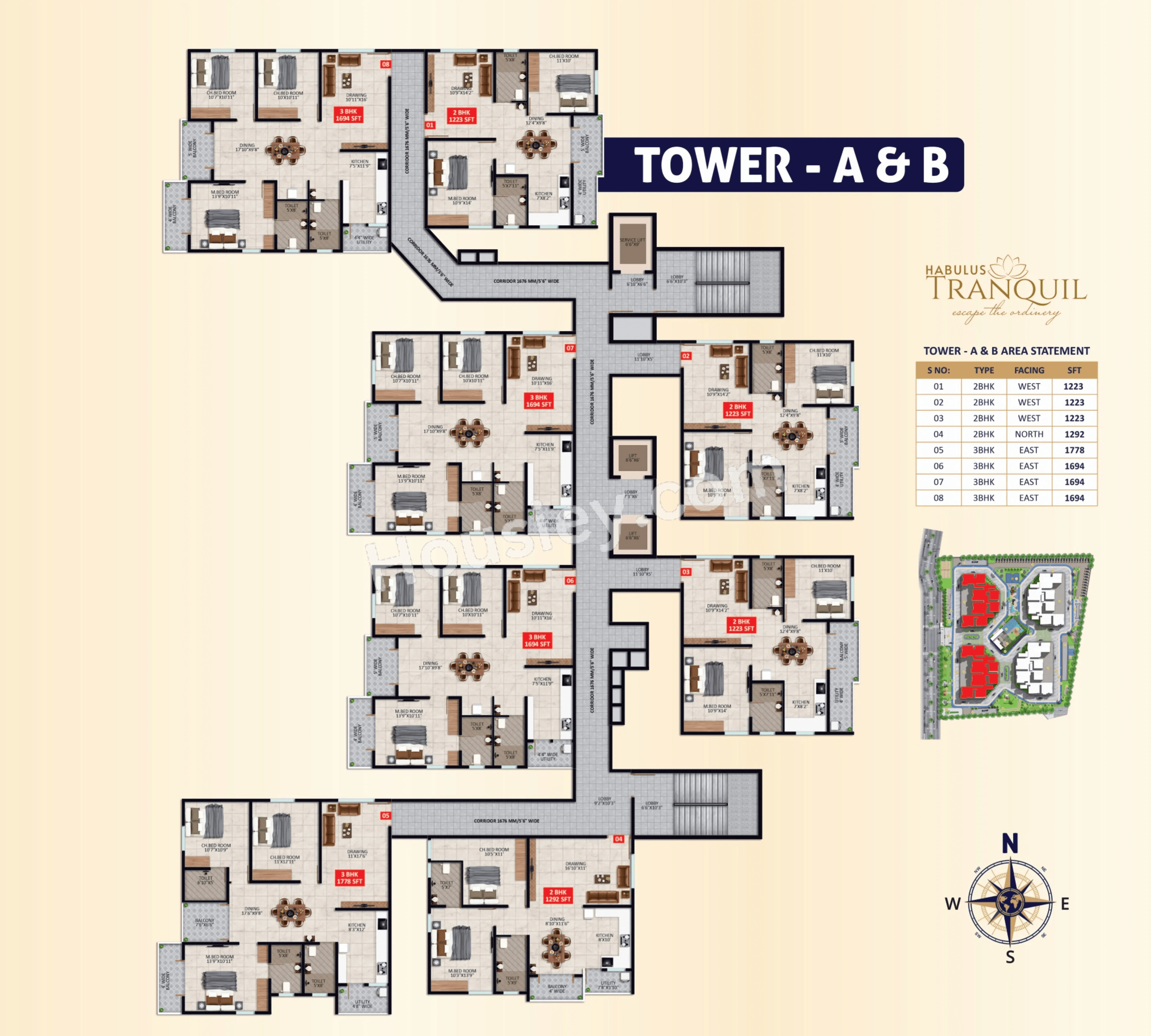Habulus Tranquil Floor plan 1