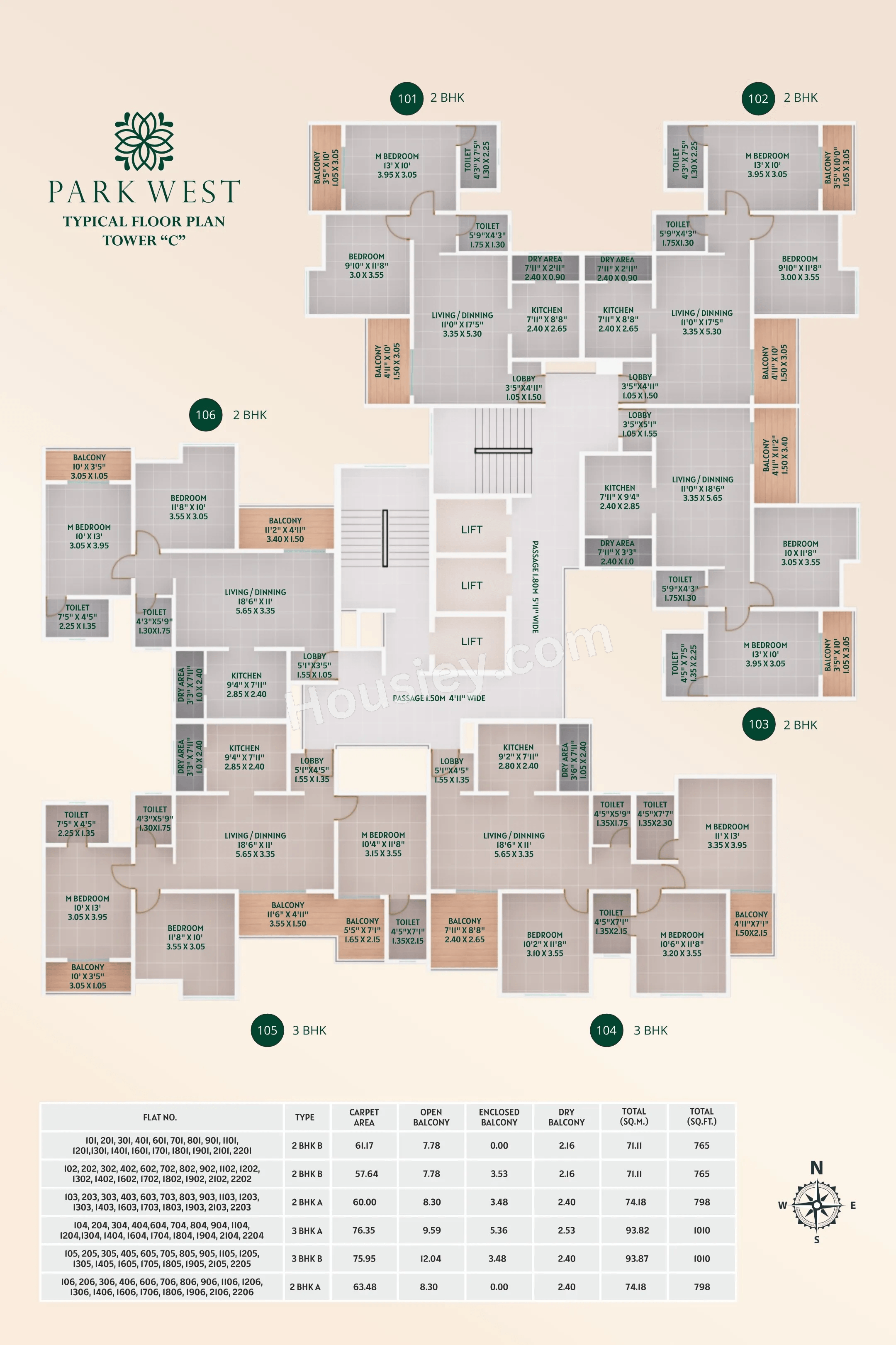 Hapse Park West Floor plan 1