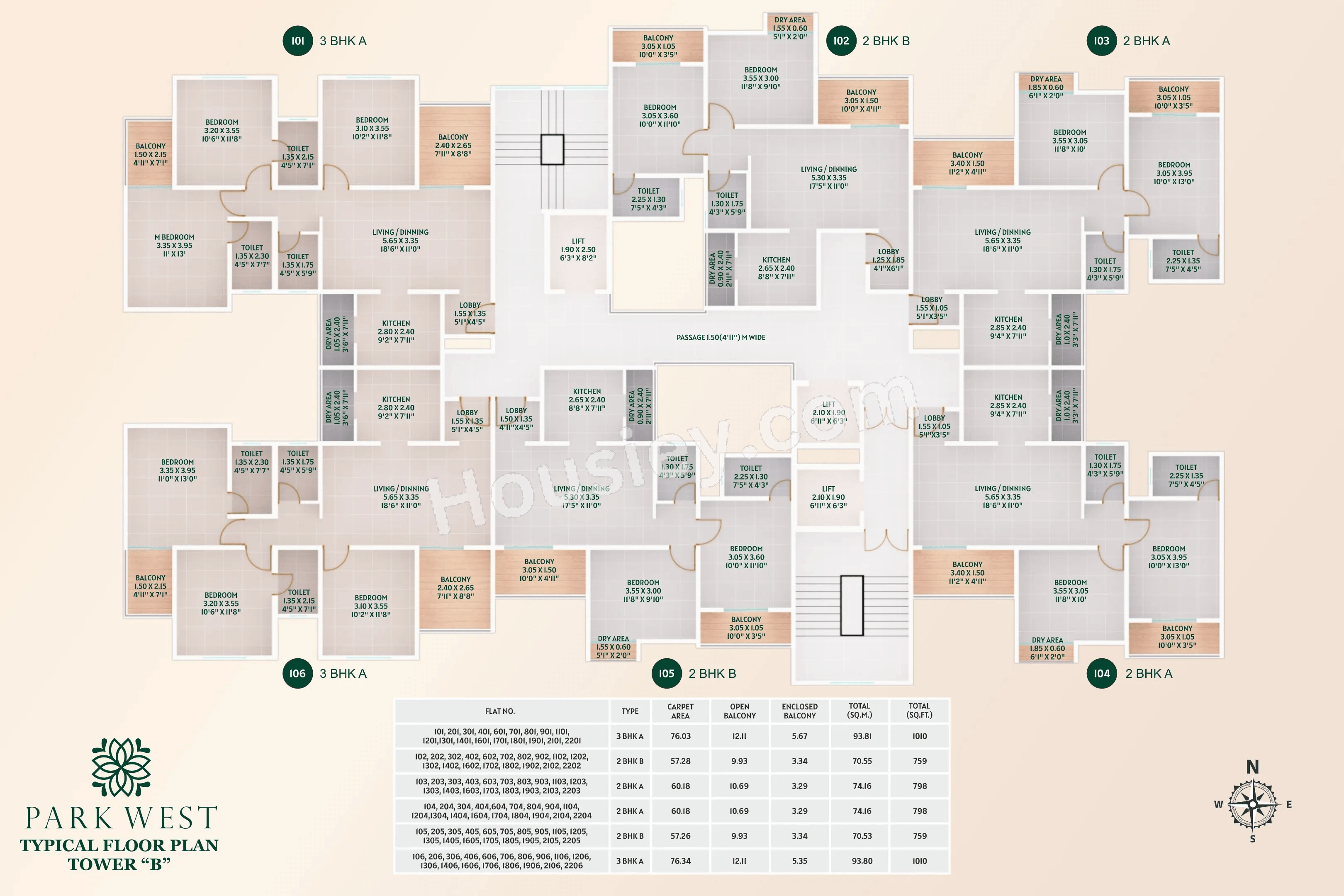 Hapse Park West Floor plan 3