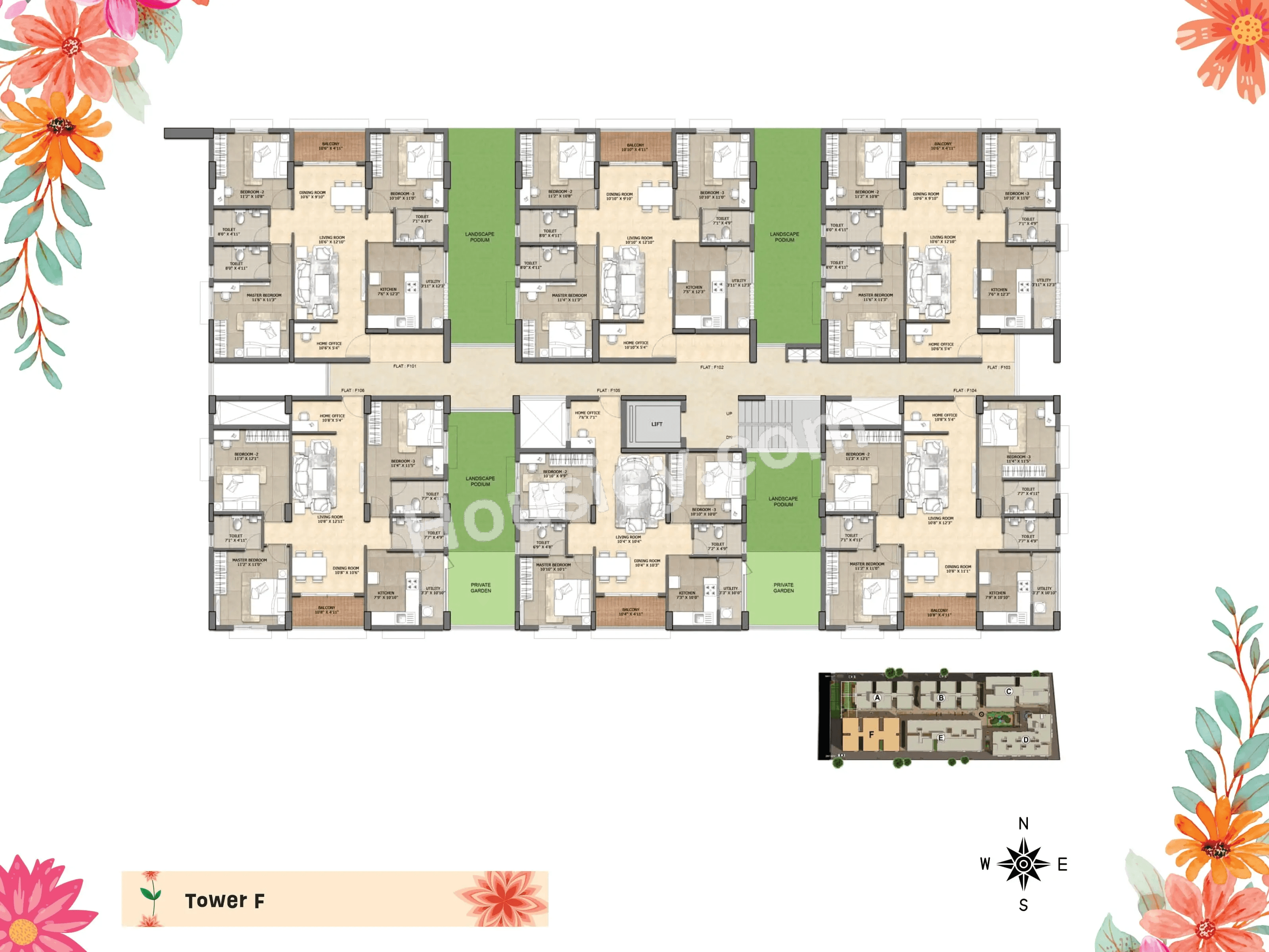HiLiving Evita Floor plan 6