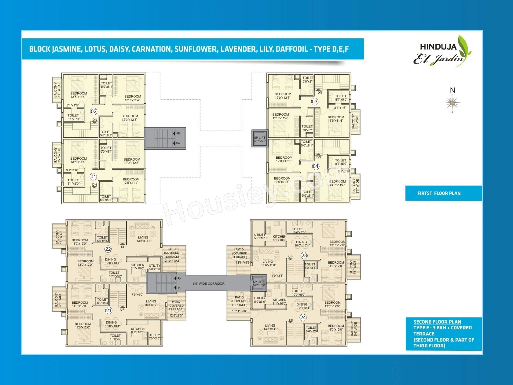Hinduja El Jardin Floor plan 2