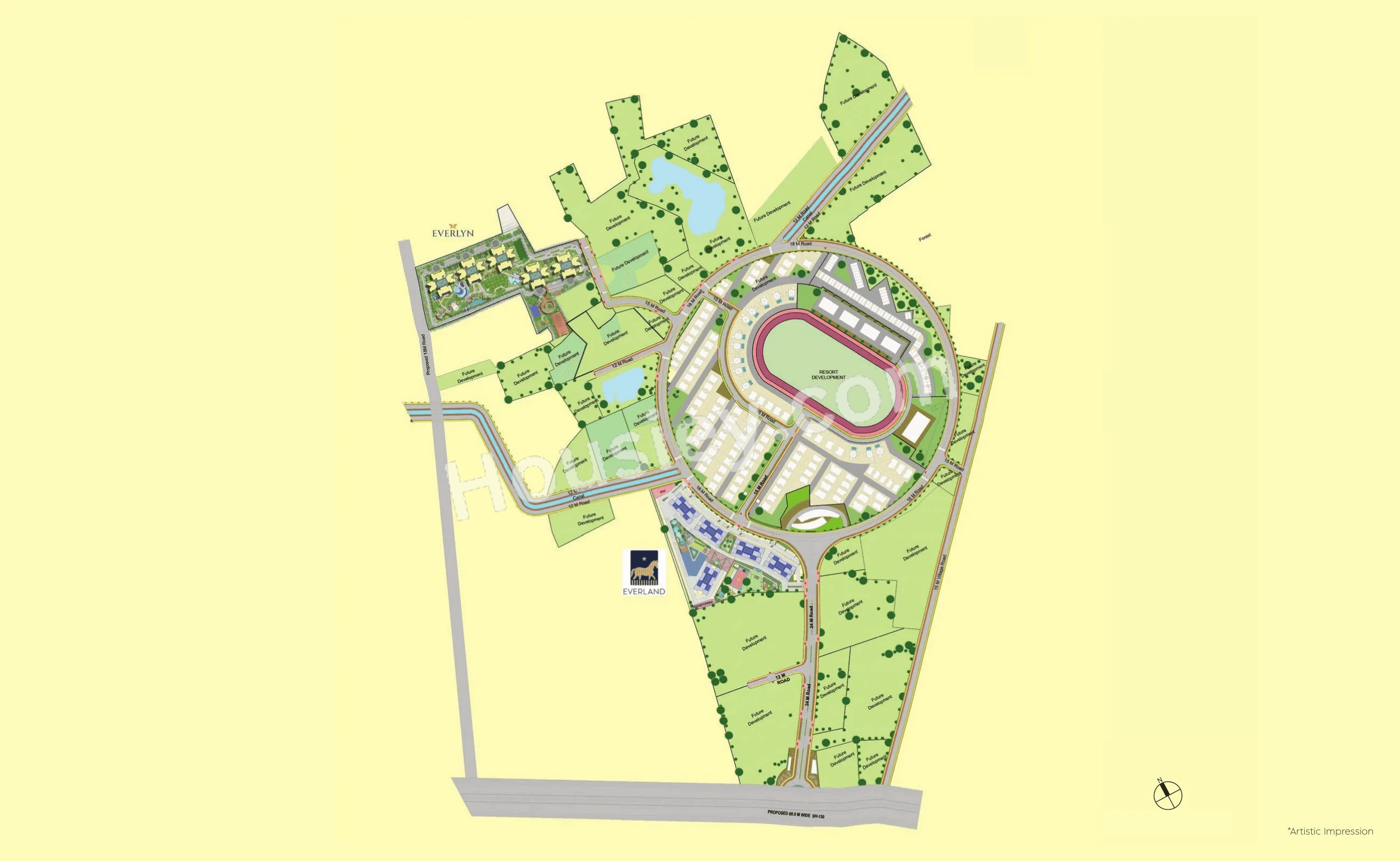 Hiranandani & Krisala Everlyn Floor plan 1