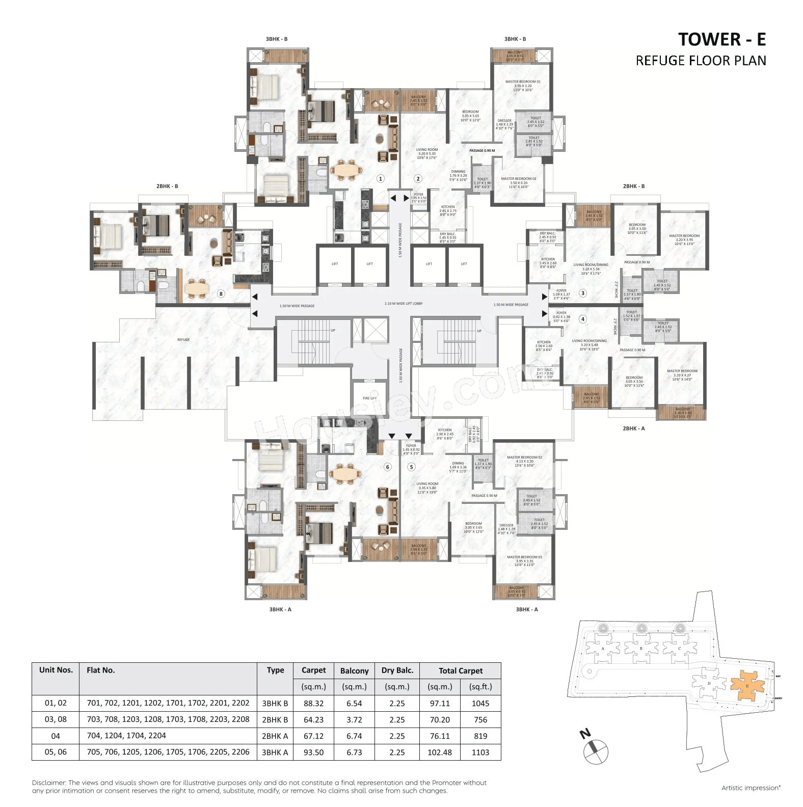 Hiranandani & Krisala Everlyn Floor plan 2
