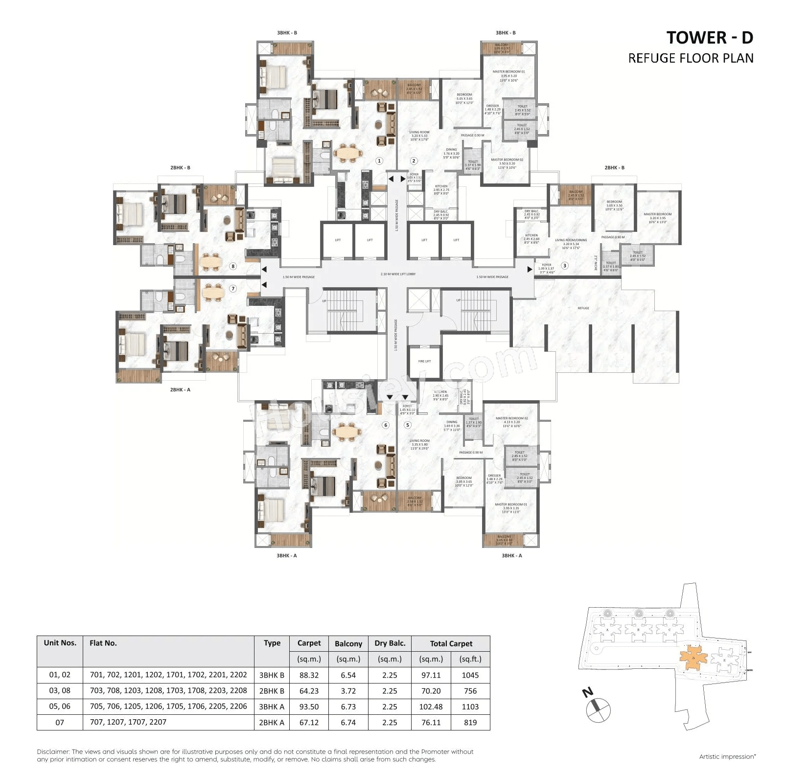 Hiranandani & Krisala Everlyn Floor plan 4