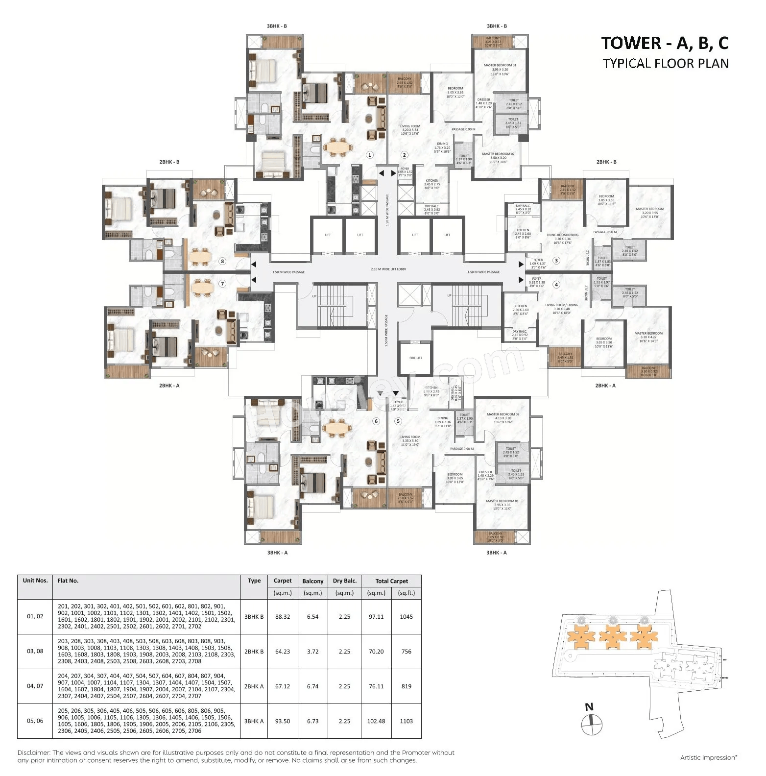 Hiranandani & Krisala Everlyn Floor plan 5