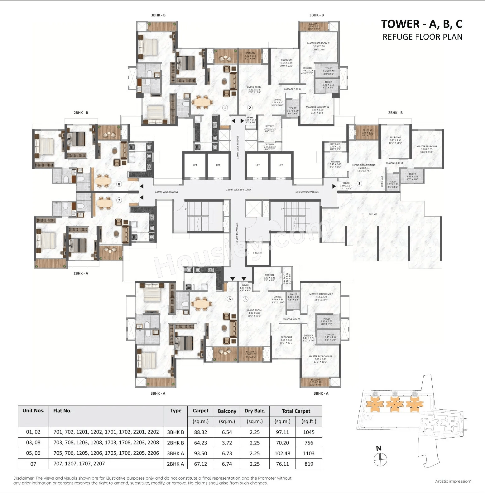 Hiranandani & Krisala Everlyn Floor plan 6