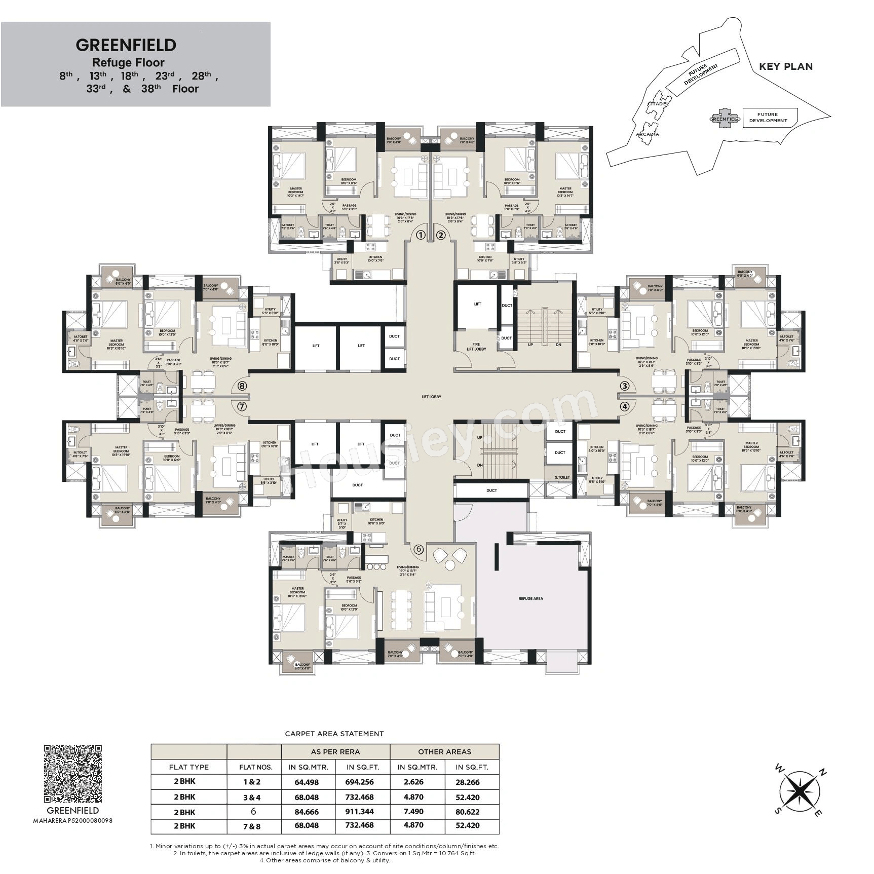 Hiranandani The Arena Floor plan 6