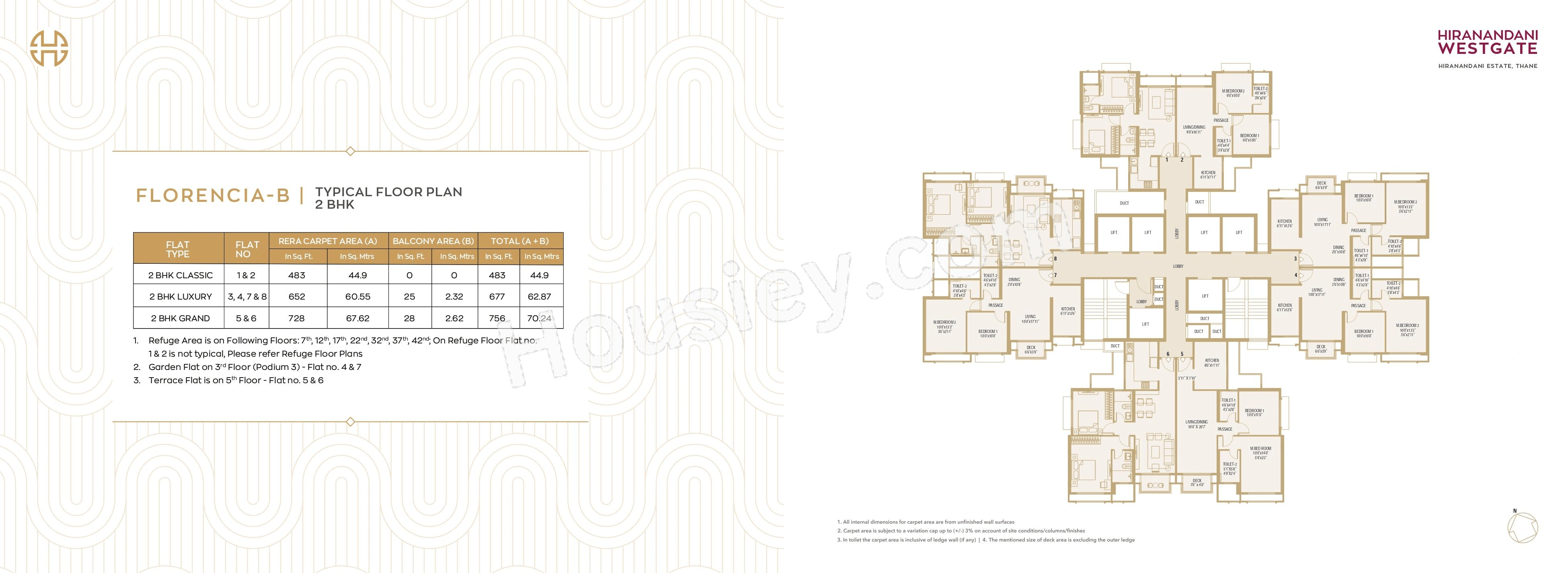 Hiranandani Westgate Floor plan 5