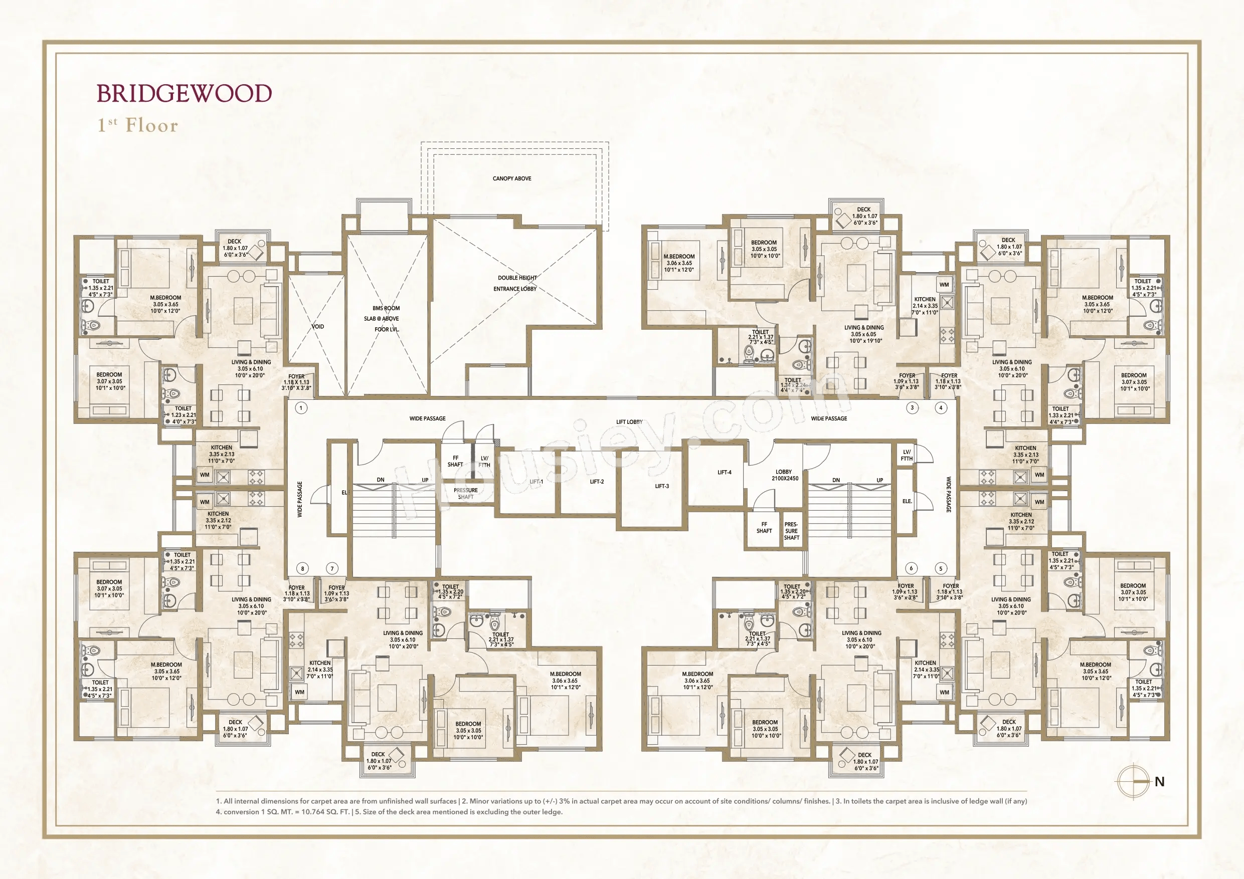 Hiranandani Woodspring Floor plan 2
