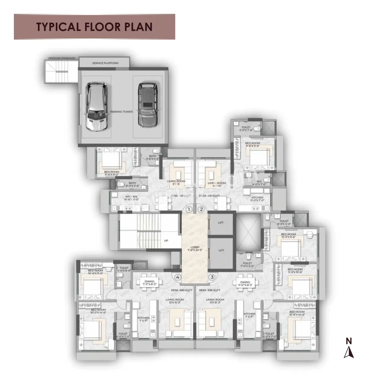 Hirani Doller Avenue Floor Plan