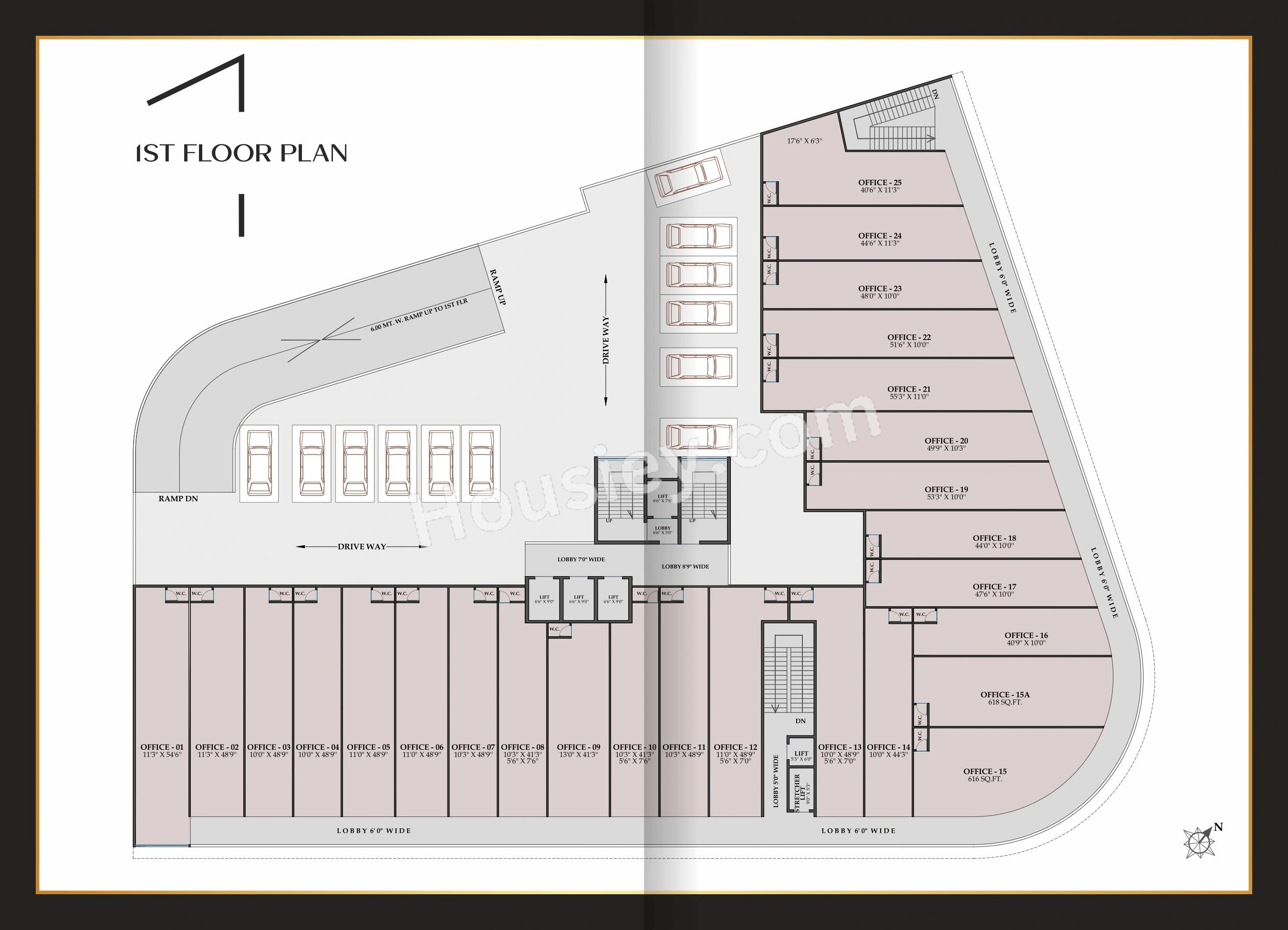 Hitech Crystal Corner Floor plan 5