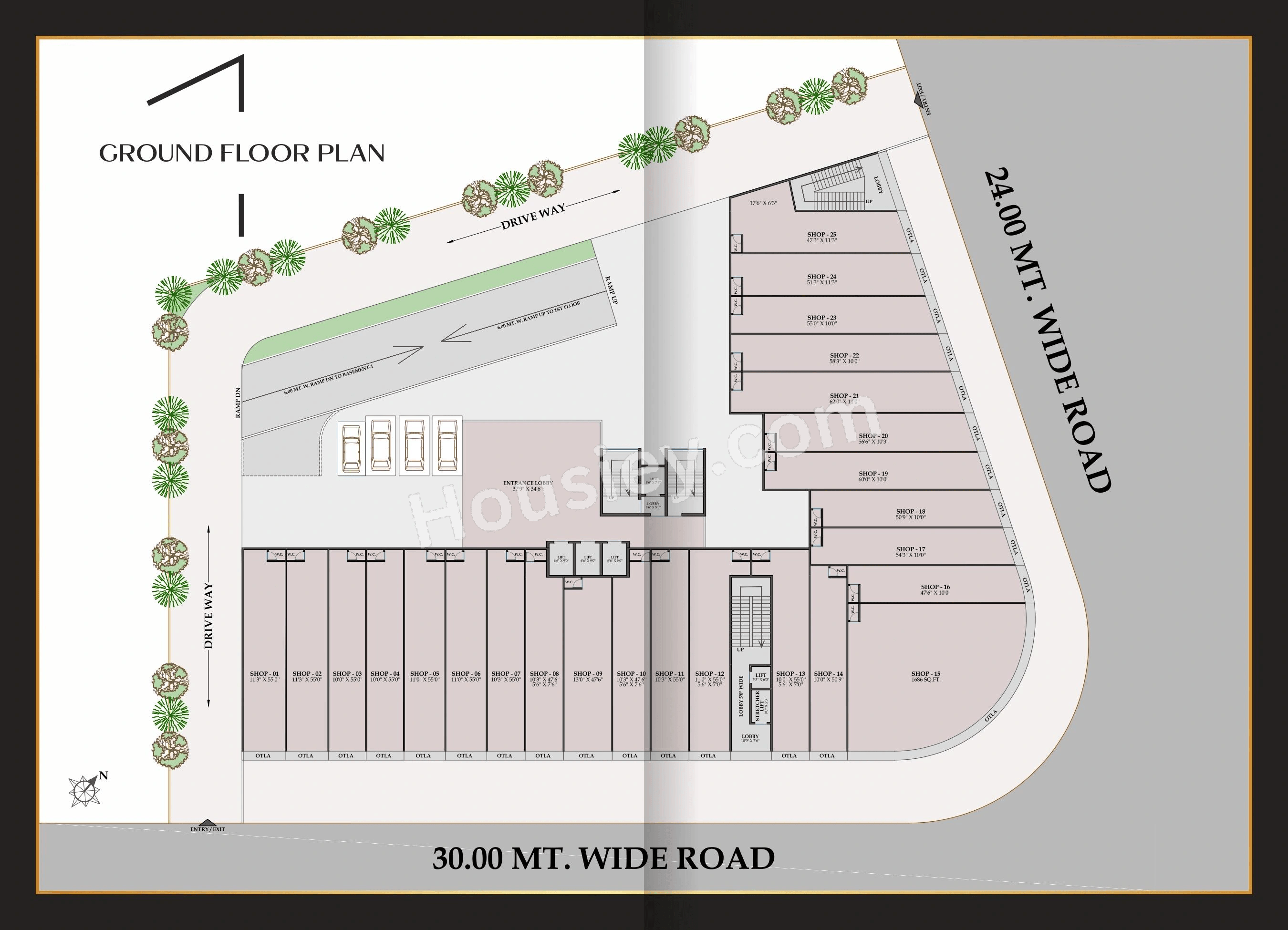 Hitech Crystal Corner Floor plan 6